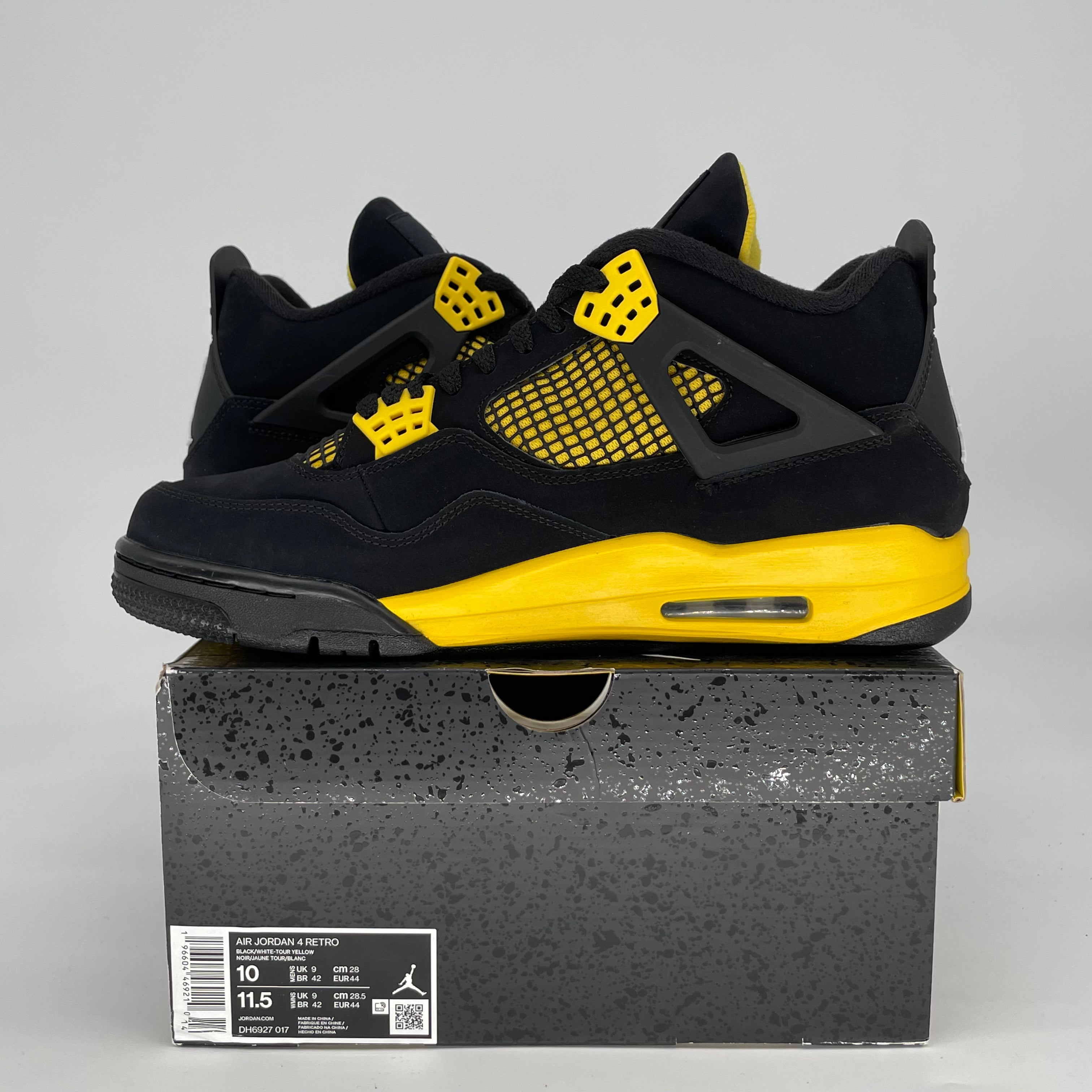 AIR JORDAN 4 THUNDER DH6927-017 SIZE 10/11.5W