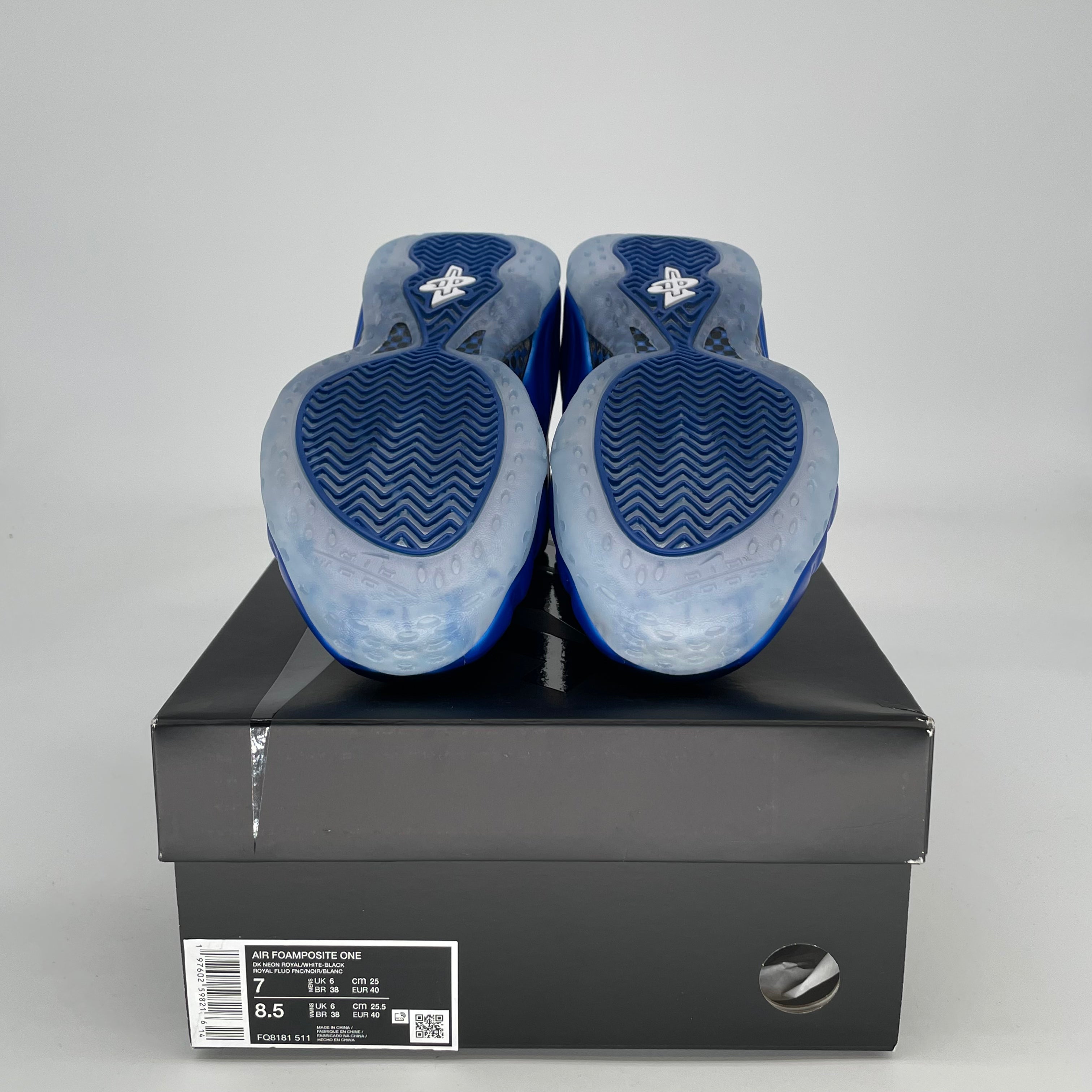 NIKE AIR FOAMPOSITE ONE INTERNATIONAL BLUE SIZE 7/8.5W FQ8181-511