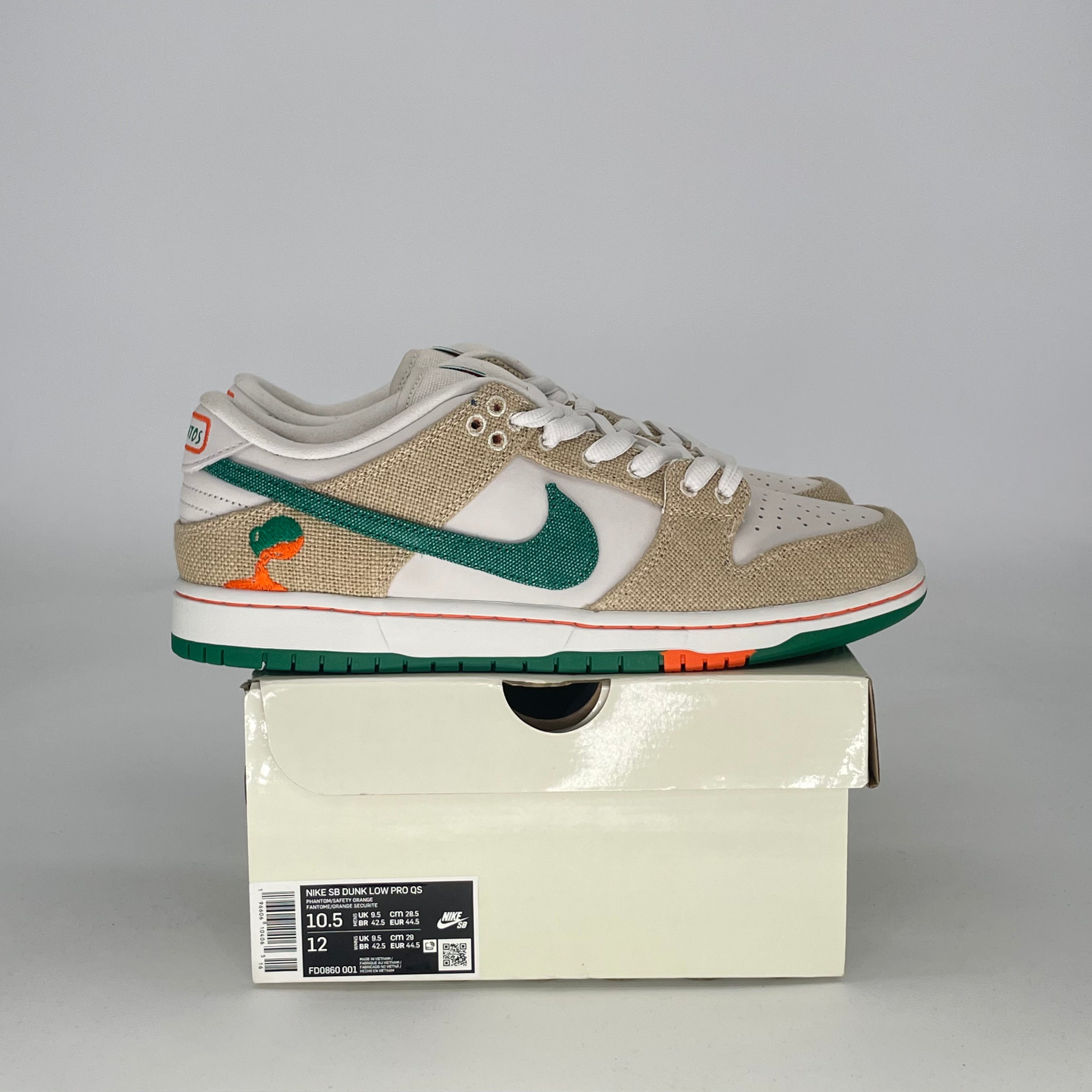 NIKE SB DUNK LOW JARRITOS FD0860-001 SIZE 10.5/12W