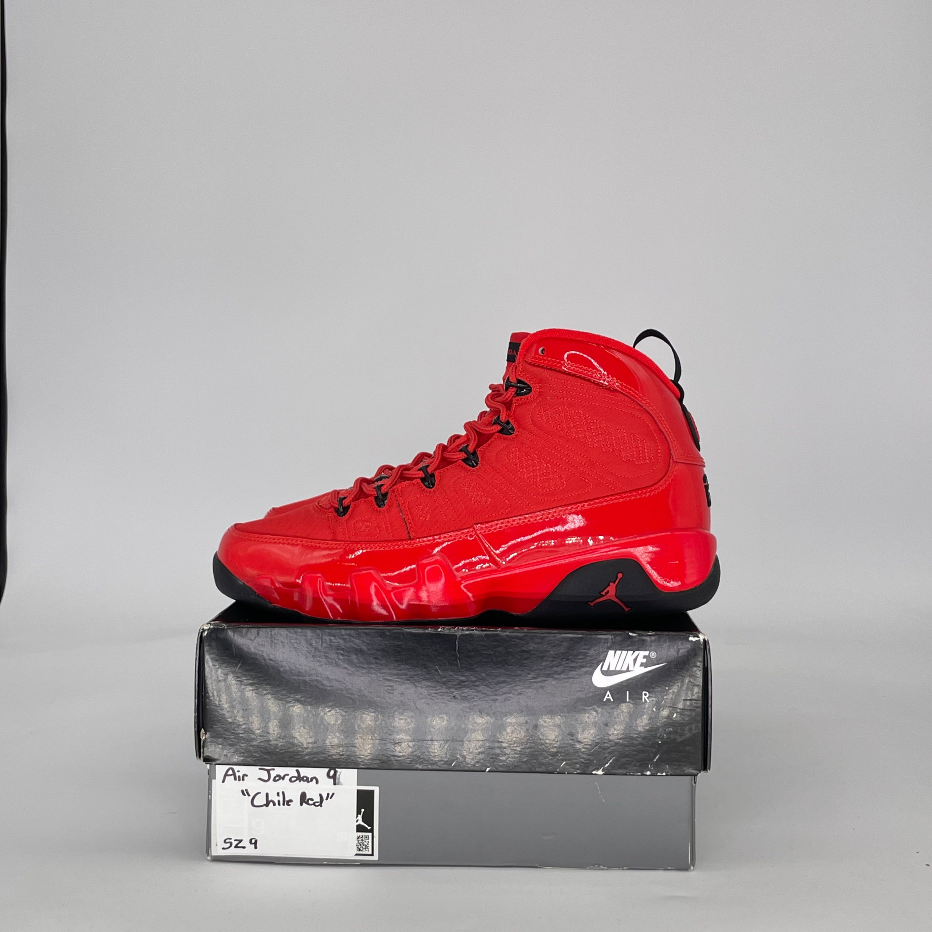 AIR JORDAN 9 CHILE RED CT8019-600 SIZE 9/10.5W