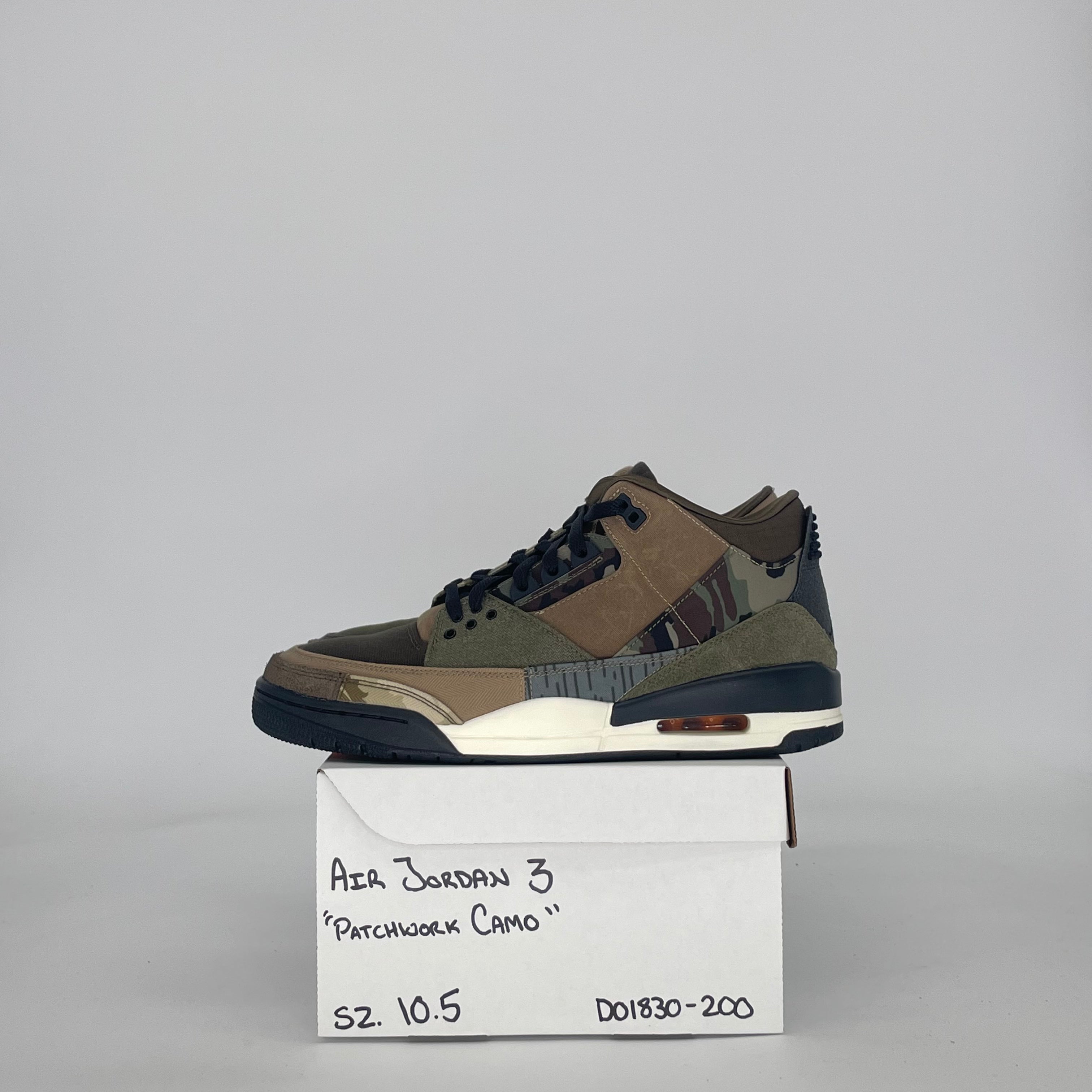 AIR JORDAN 3 PATHWORK CAMO DO1830-200 SIZE 10.5/12W