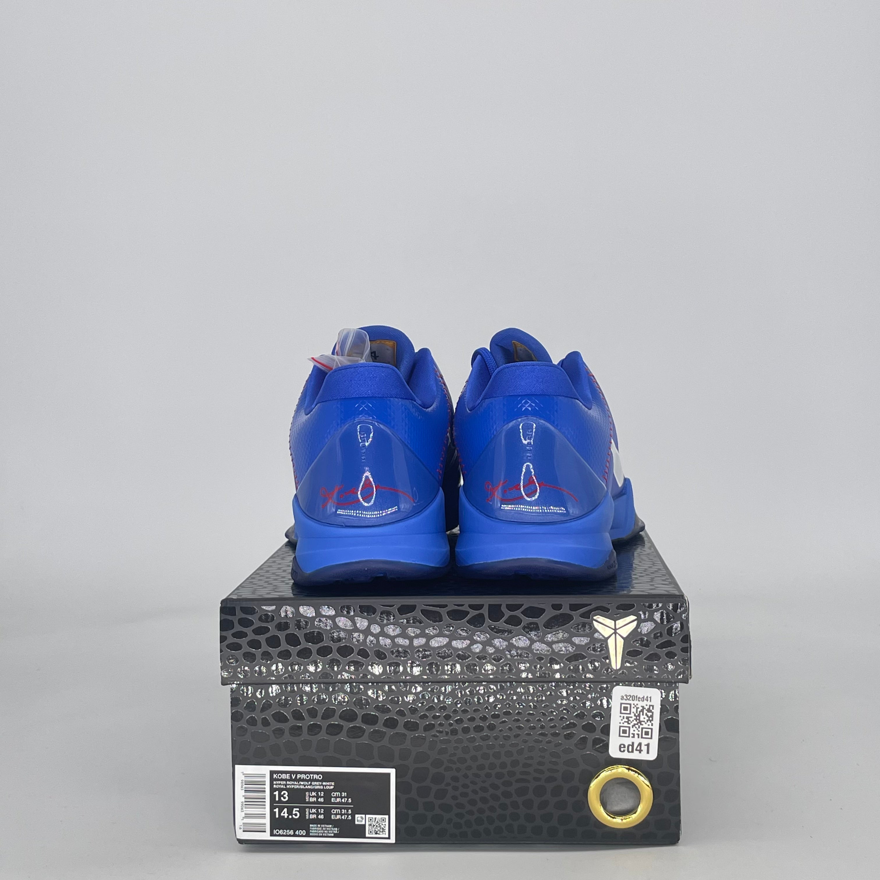 NIKE KOBE 5 PROTRO DODGERS IO6256-400 SIZE 13/14.5W
