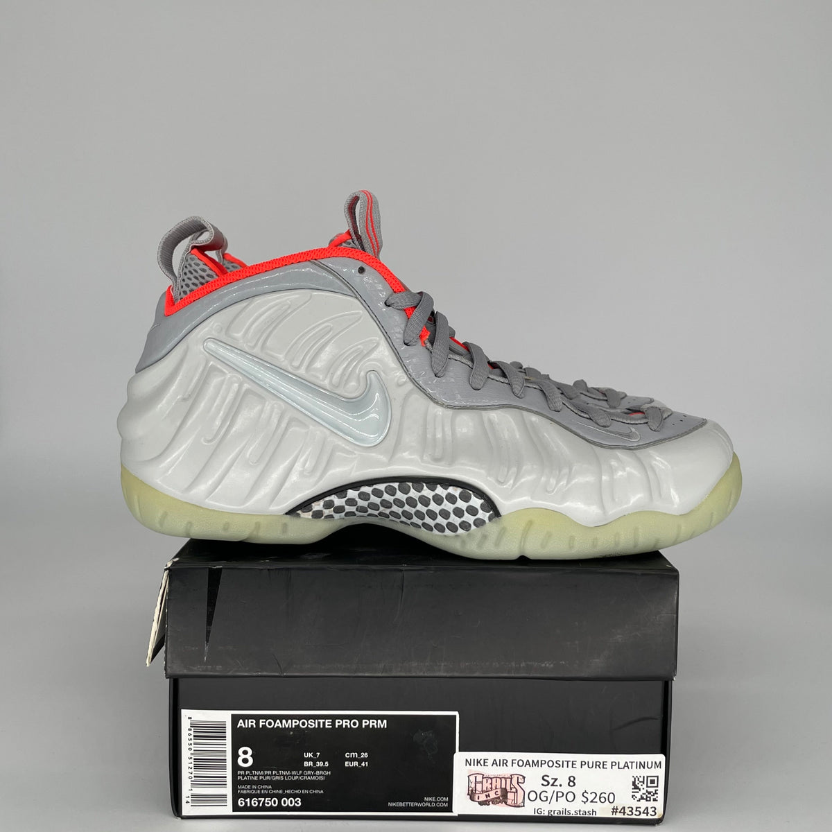 Nike Air Foamposite Pro Pure Platinum