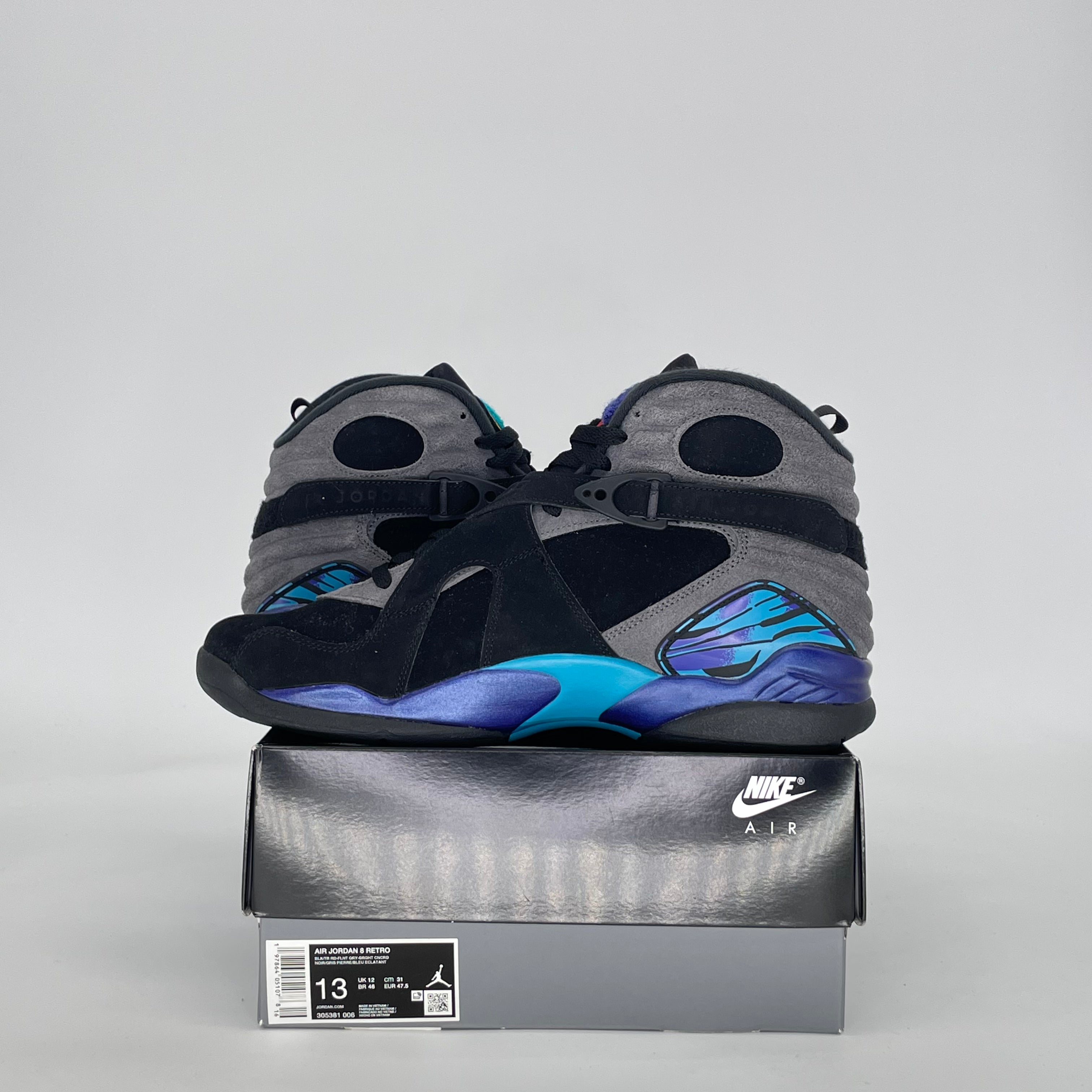 AIR JORDAN 8 AQUA 305381-006 SIZE 13/14.5W