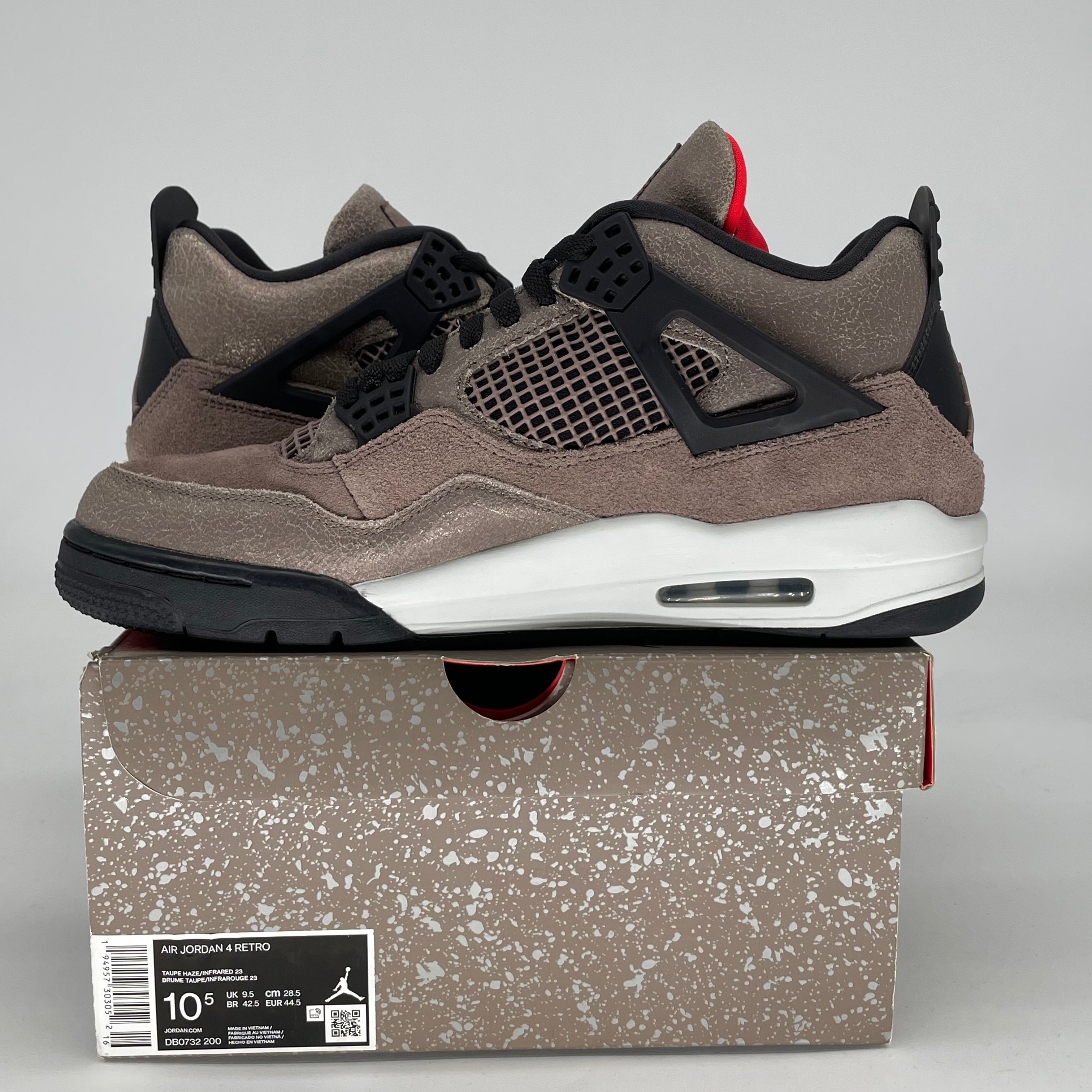 AIR JORDAN 4 TAUPE HAZE DB0732-200 SIZE 10.5/12W