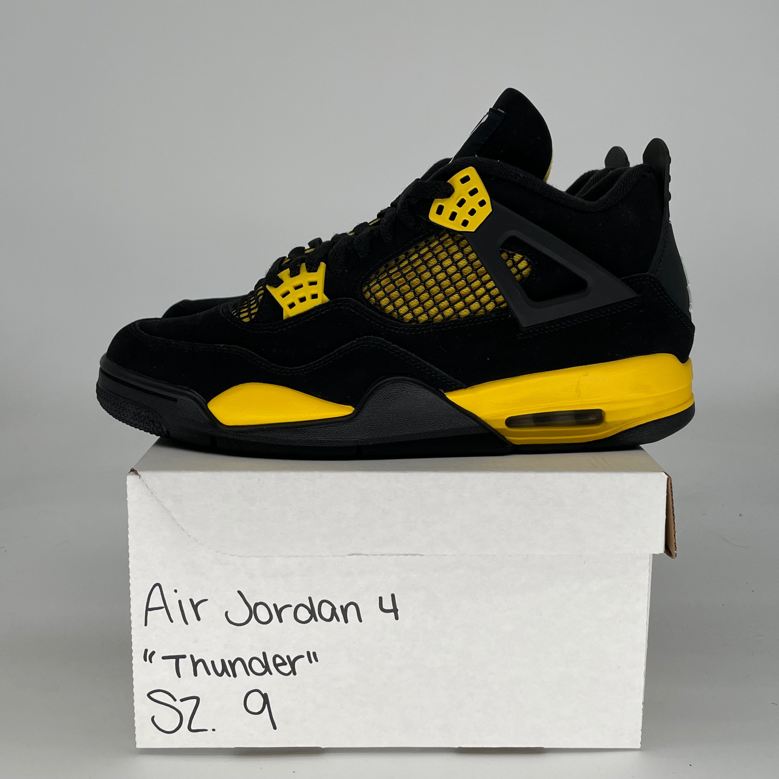 AIR JORDAN 4 THUNDER DH6927-017 SIZE 9/10.5W