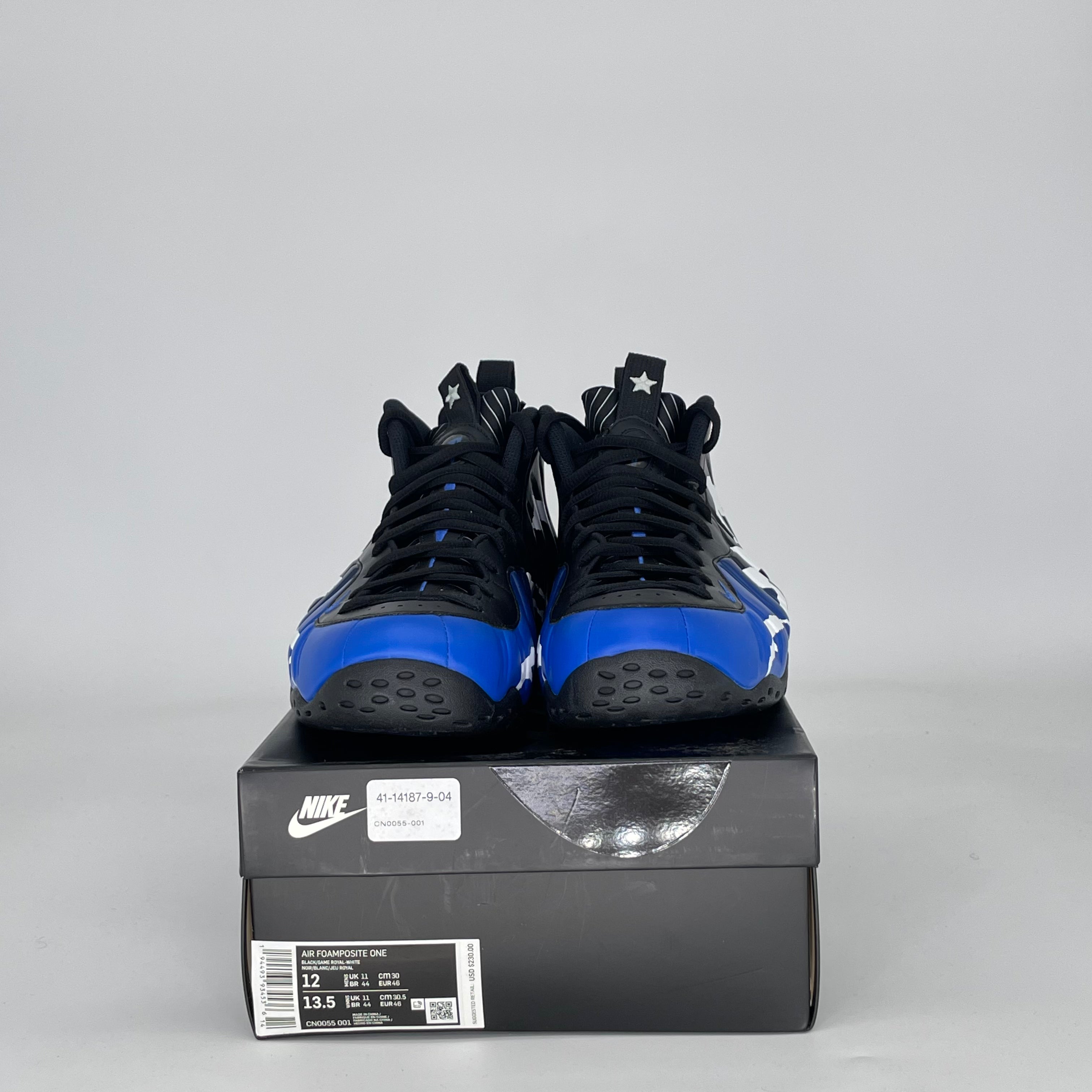 NIKE AIR FOAMPOSITE ONE 96 ALL-STAR CN0055-001 SIZE 12/13.5W