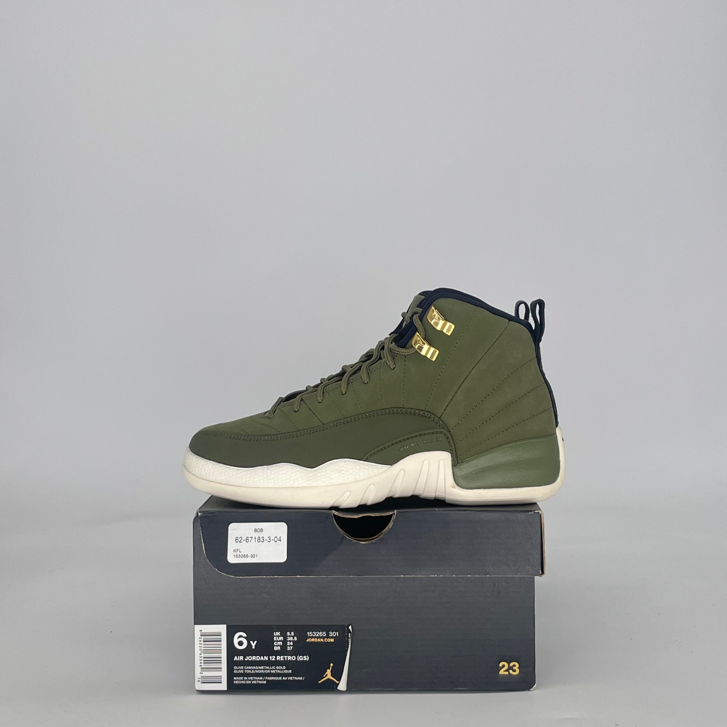 AIR JORDAN 12 CHRIS PAUL CLASS OF 2003 153265-301 SIZE 6/7.5W GS