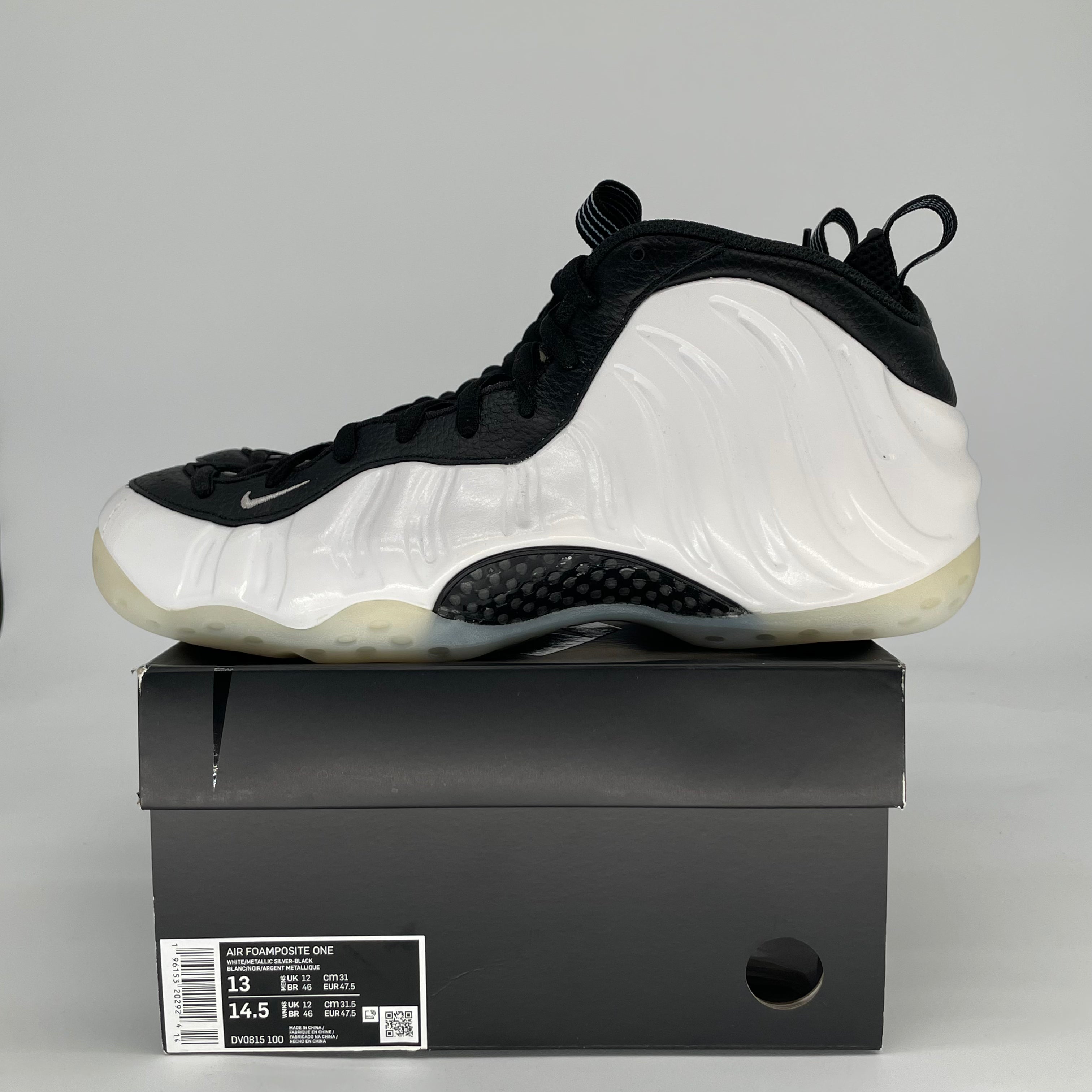 NIKE AIR FOAMPOSITE ONE PENNY PE DV0518-100 SIZE 13/14.5W