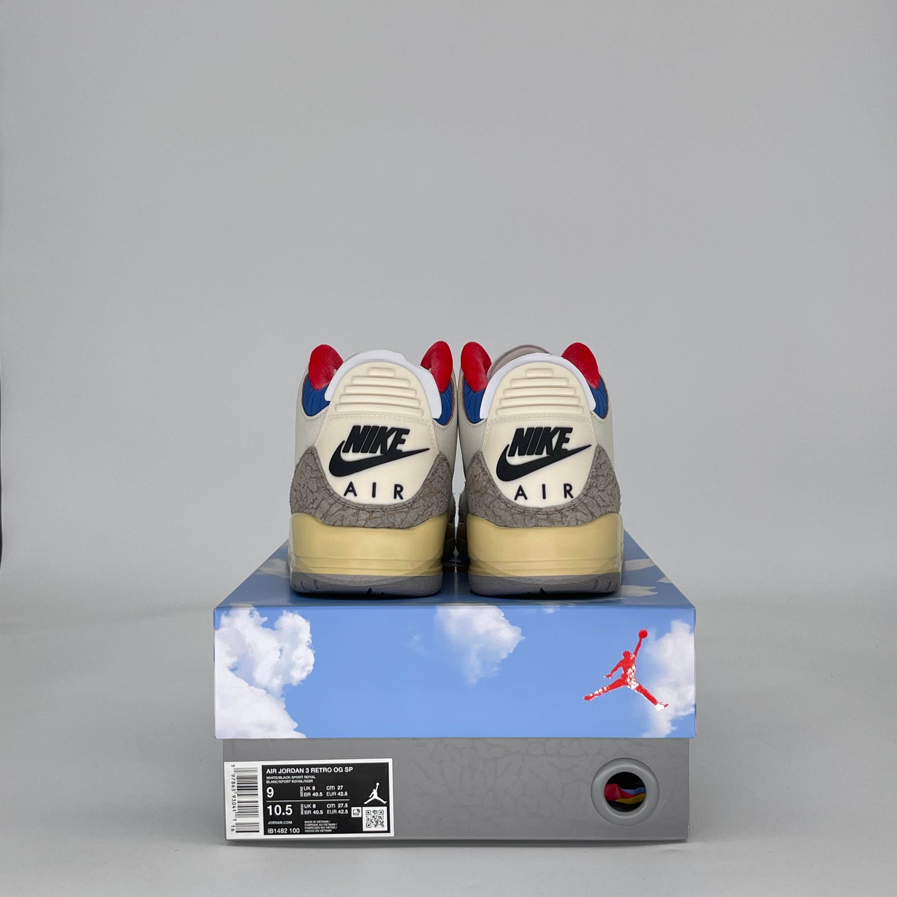 AIR JORDAN 3 SEOUL 2.0 IB1482-100 SIZE 9/10.5W
