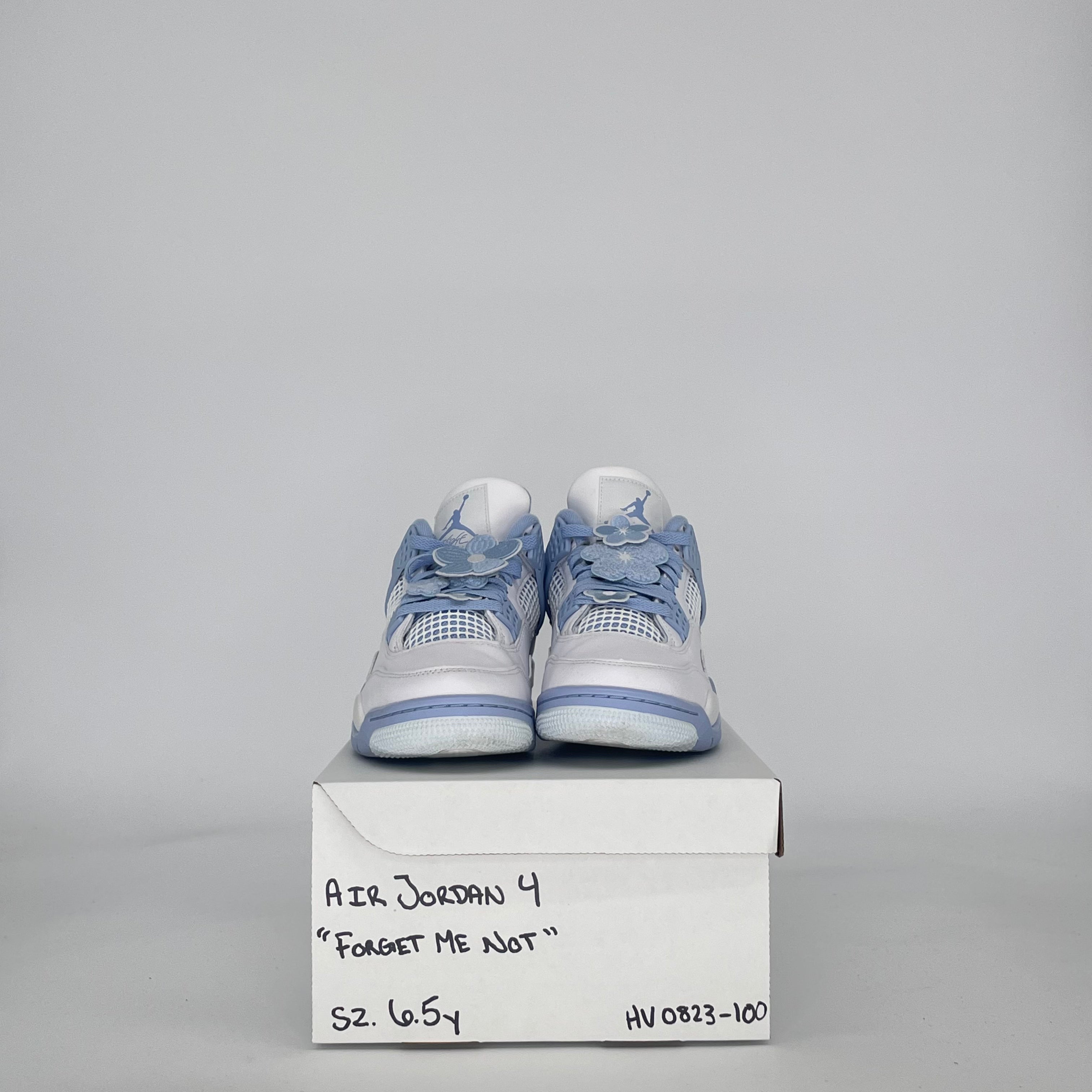 AIR JORDAN 4 FORGET ME NOT HV0823-100 SIZE 6.5/8W GS
