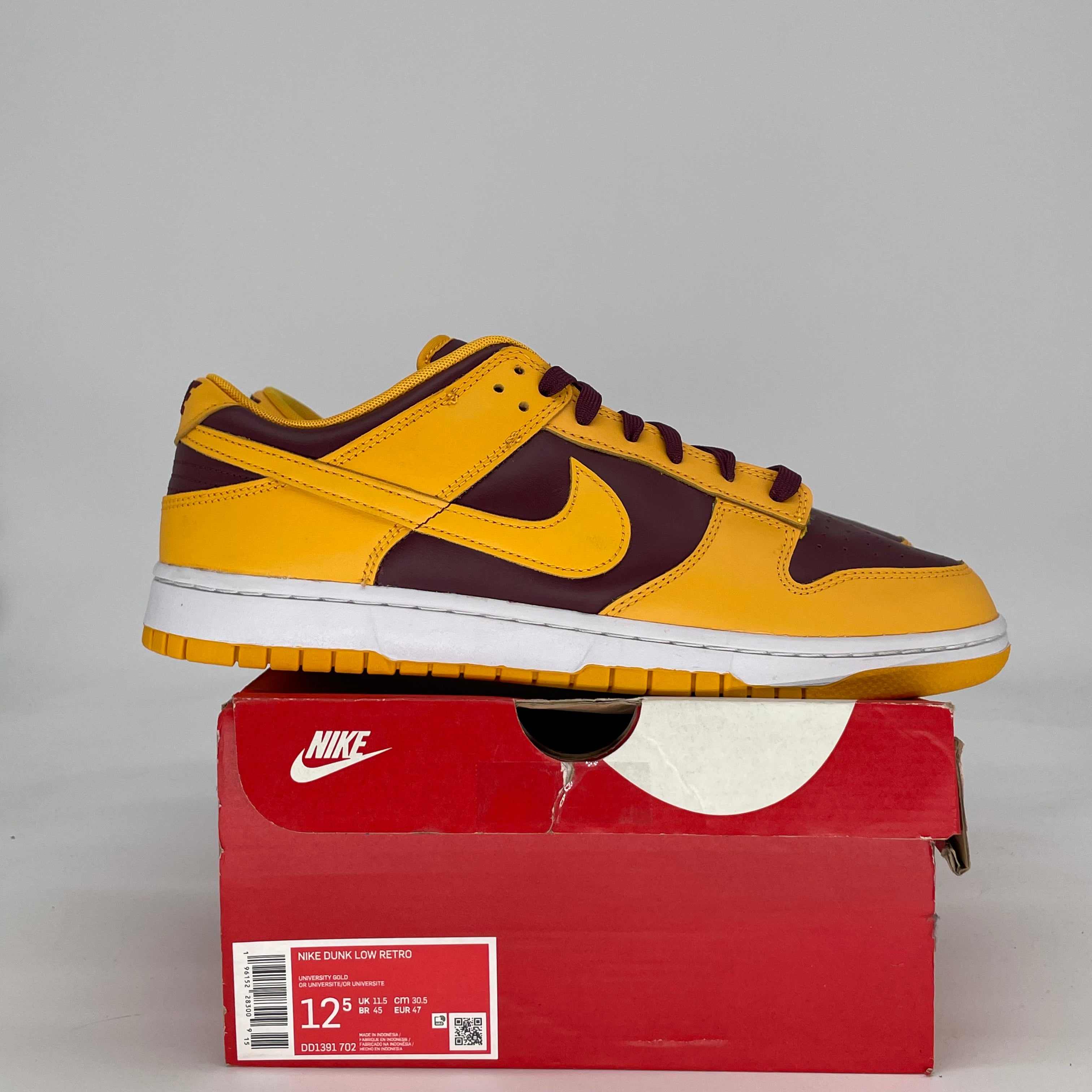 NIKE DUNK LOW ARIZONA STATE DD1391-702 SIZE 12.5/14W