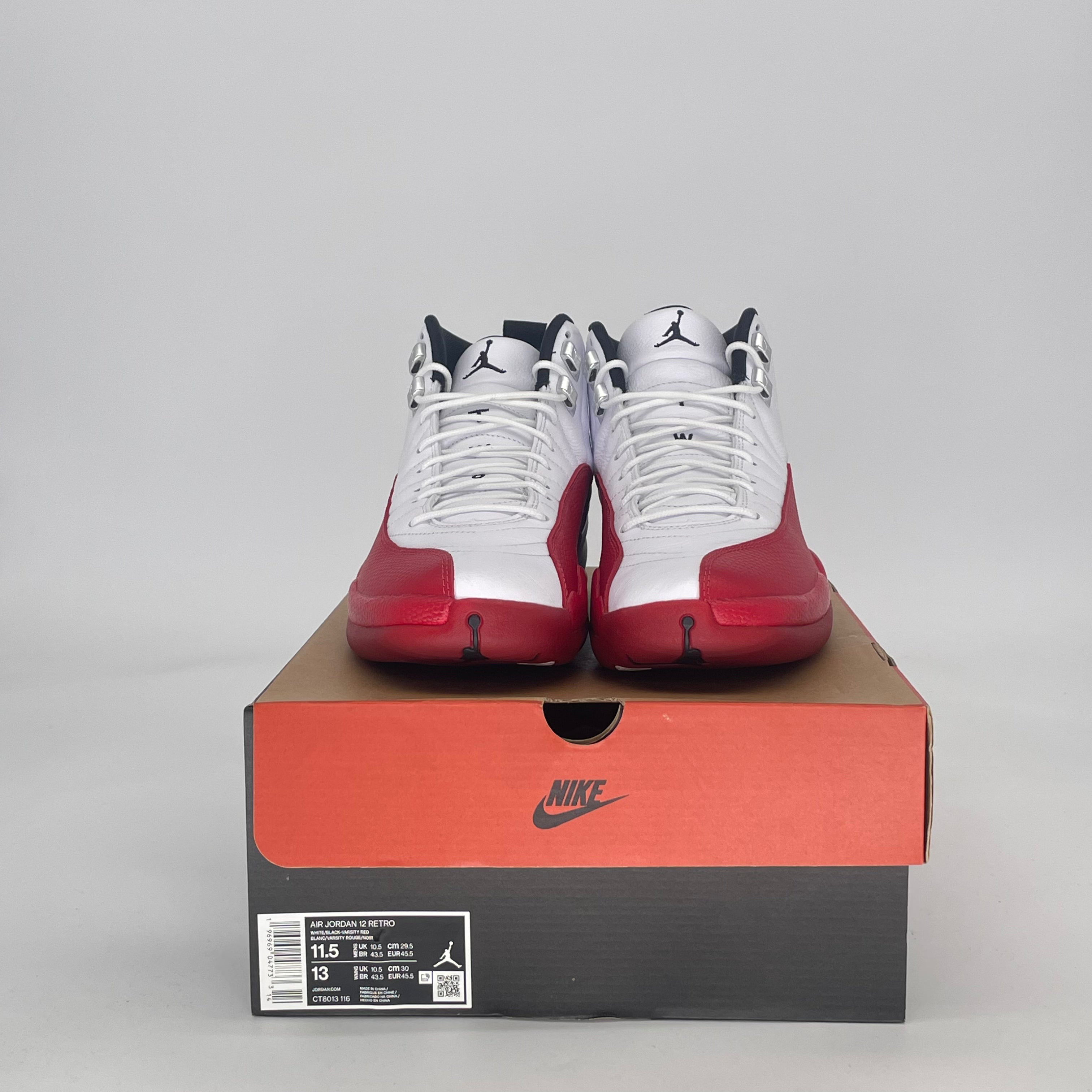 AIR JORDAN 12 CHERRY CT8013-116 SIZE 11.5/13W
