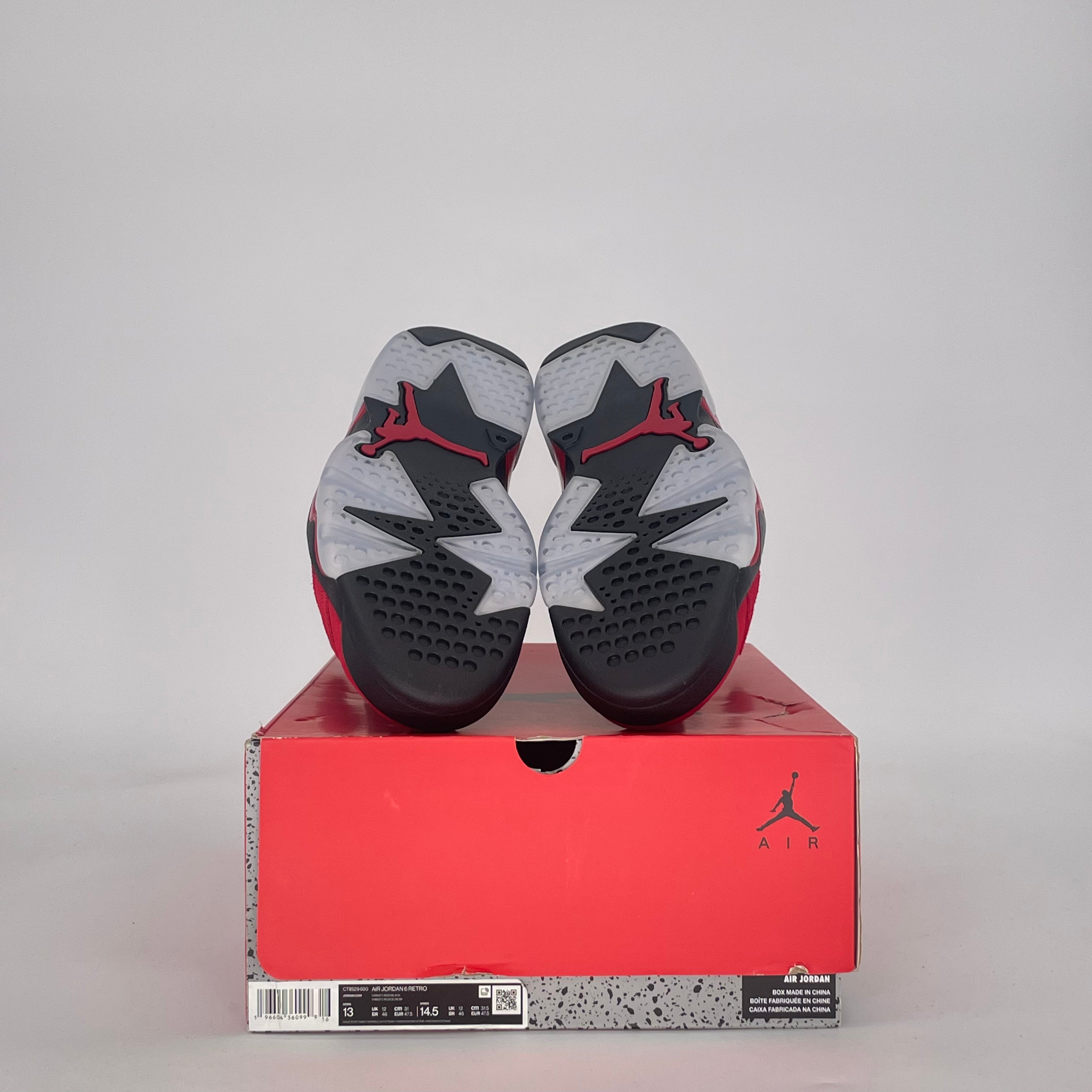 AIR JORDAN 6 TORO BRAVO CT8529-600 SIZE 13/14.5W