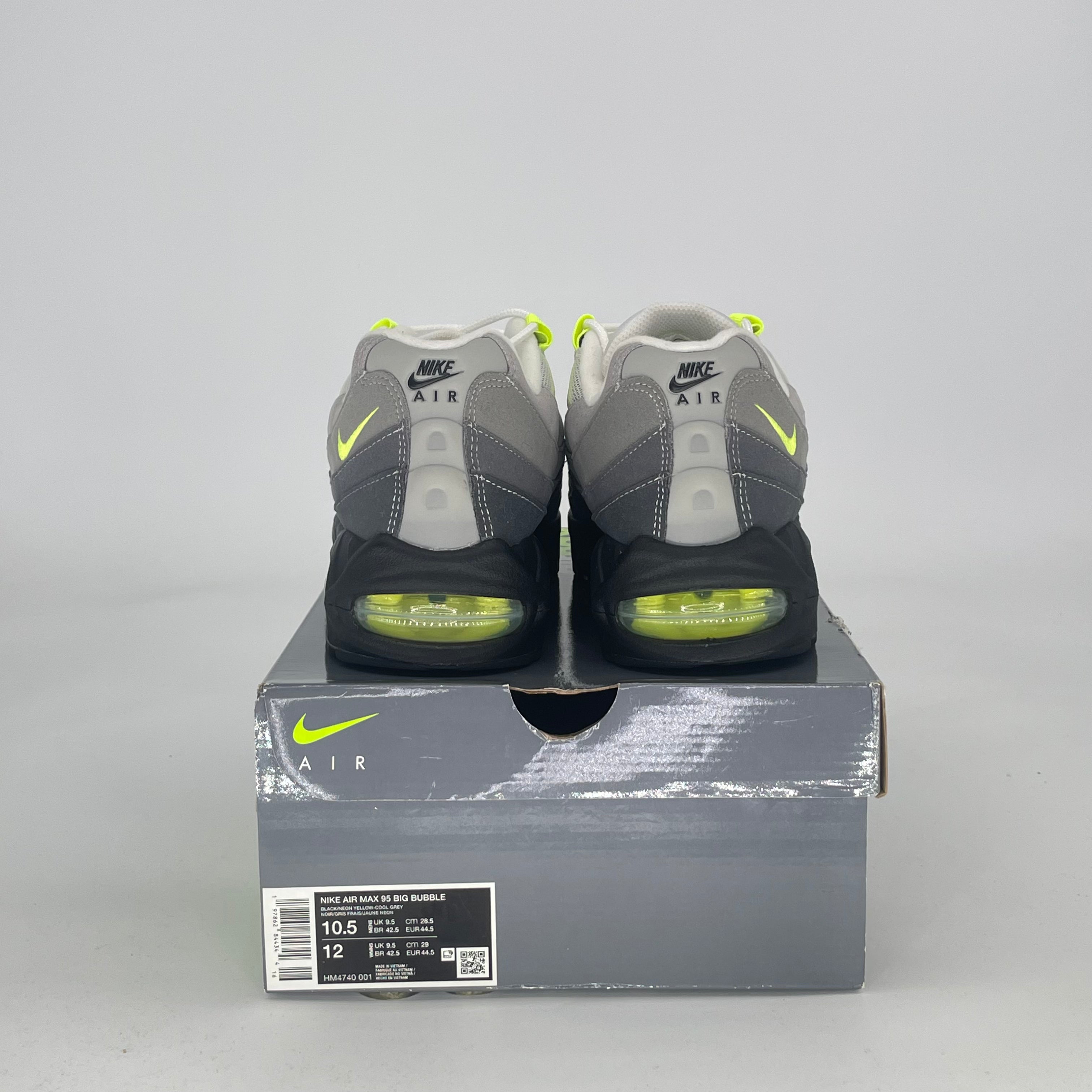 NIKE AIR MAX 95 BIG BUBBLE NEON HM4740-001 SIZE 10.5/12W