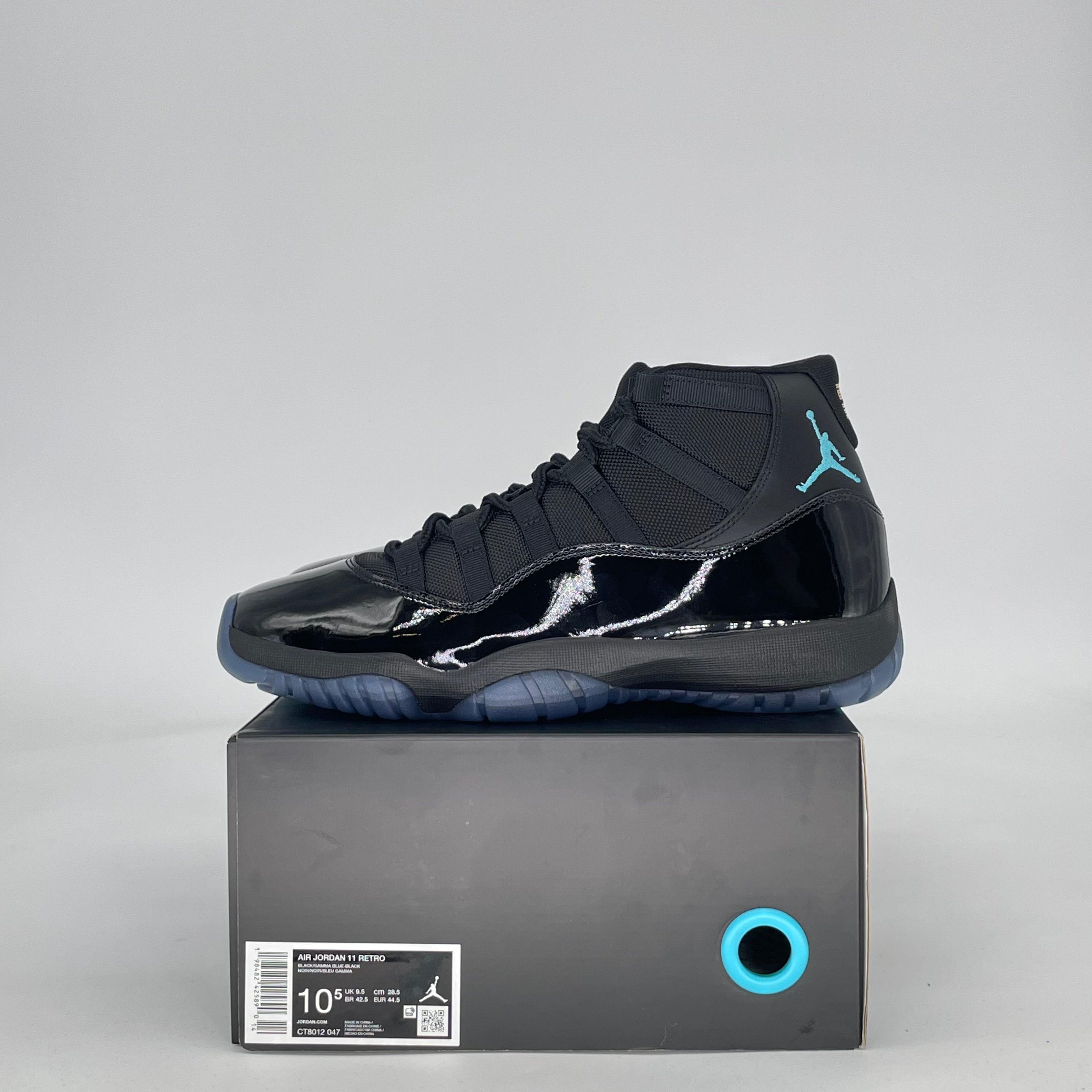 AIR JORDAN 11 GAMMA BLUE CT8012-047 SIZE 10.5/12W