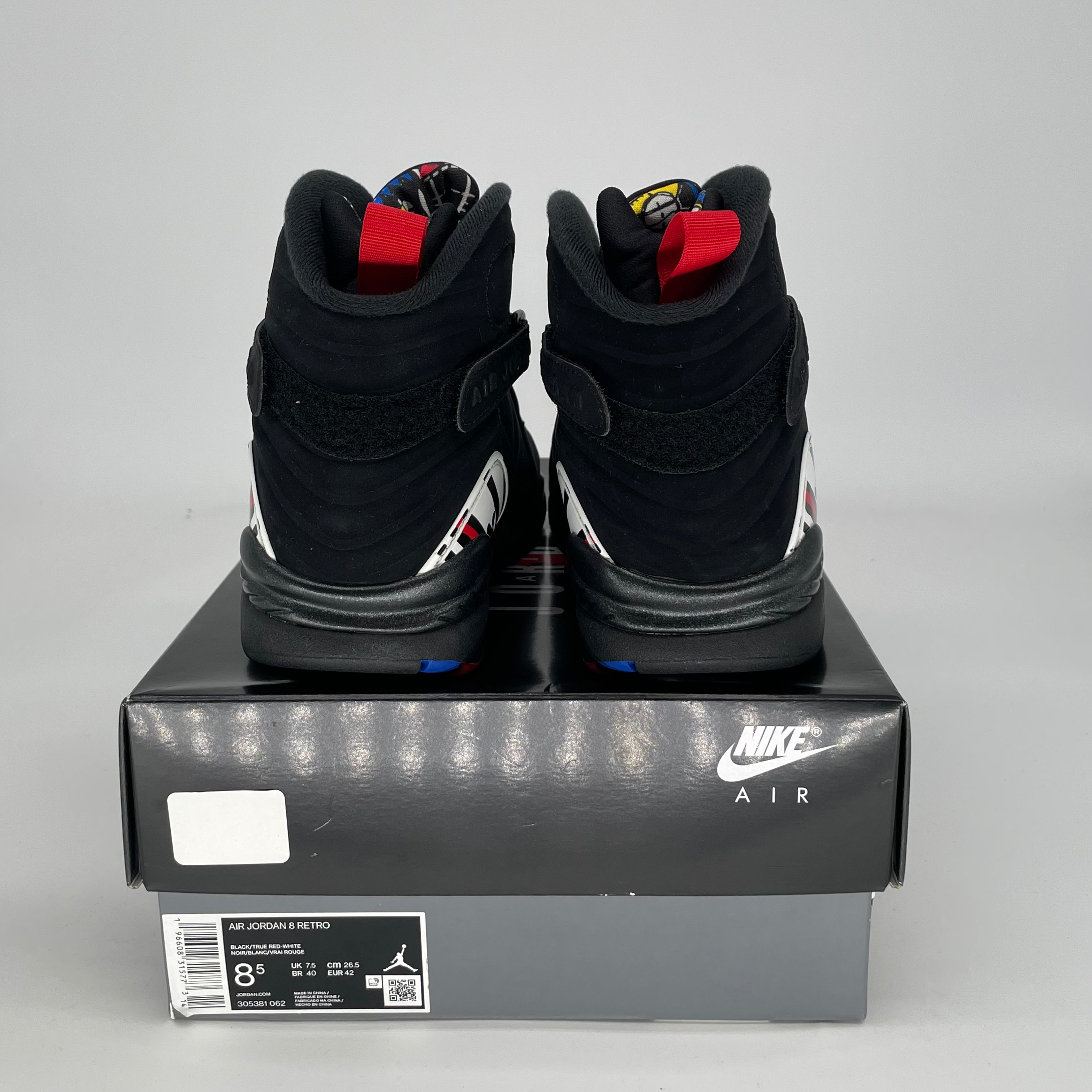 AIR JORDAN 8 PLAYOFFS SIZE 8.5/10W 305381-062