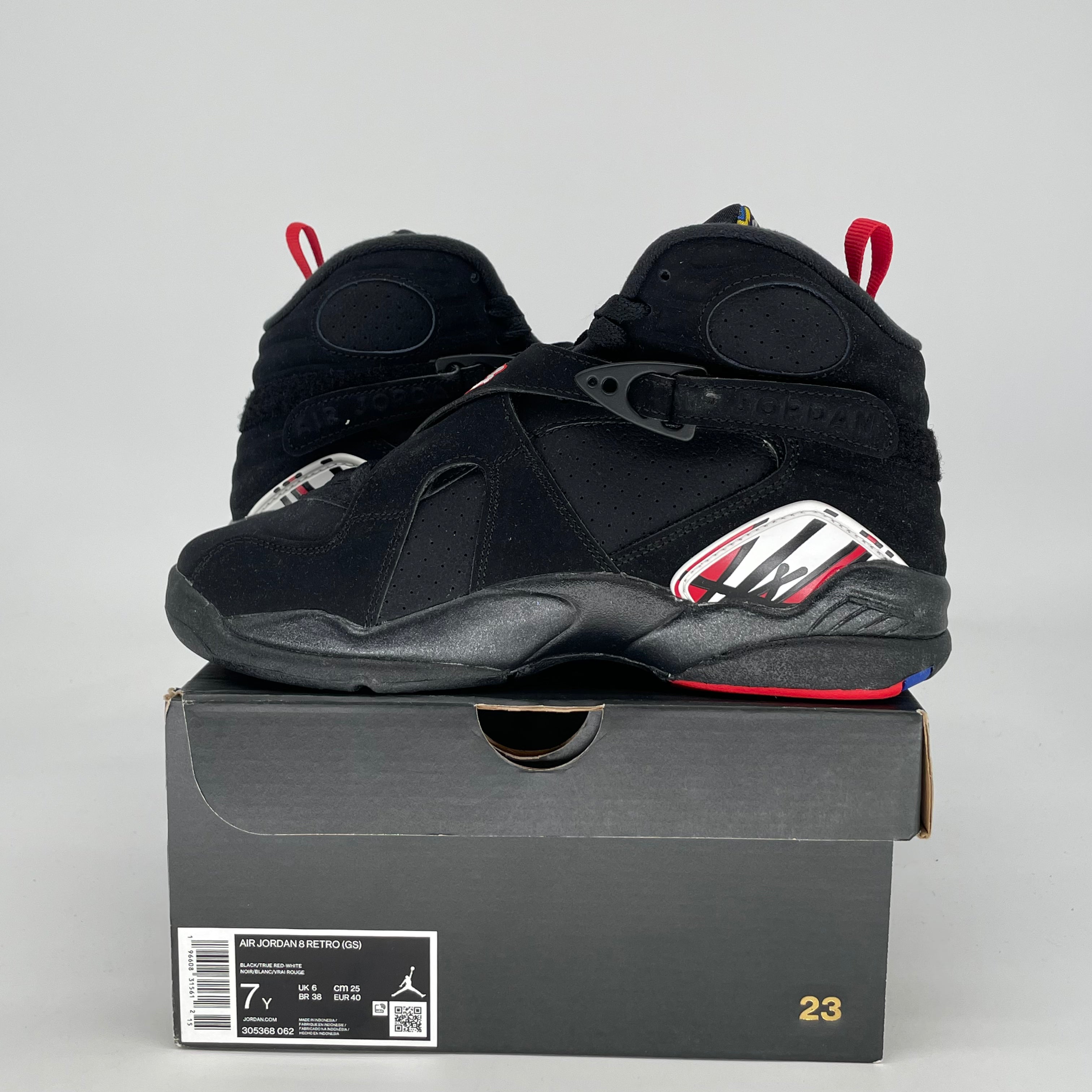 AIR JORDAN 8 PLAYOFFS 305368-062 SIZE 7/8.5W
