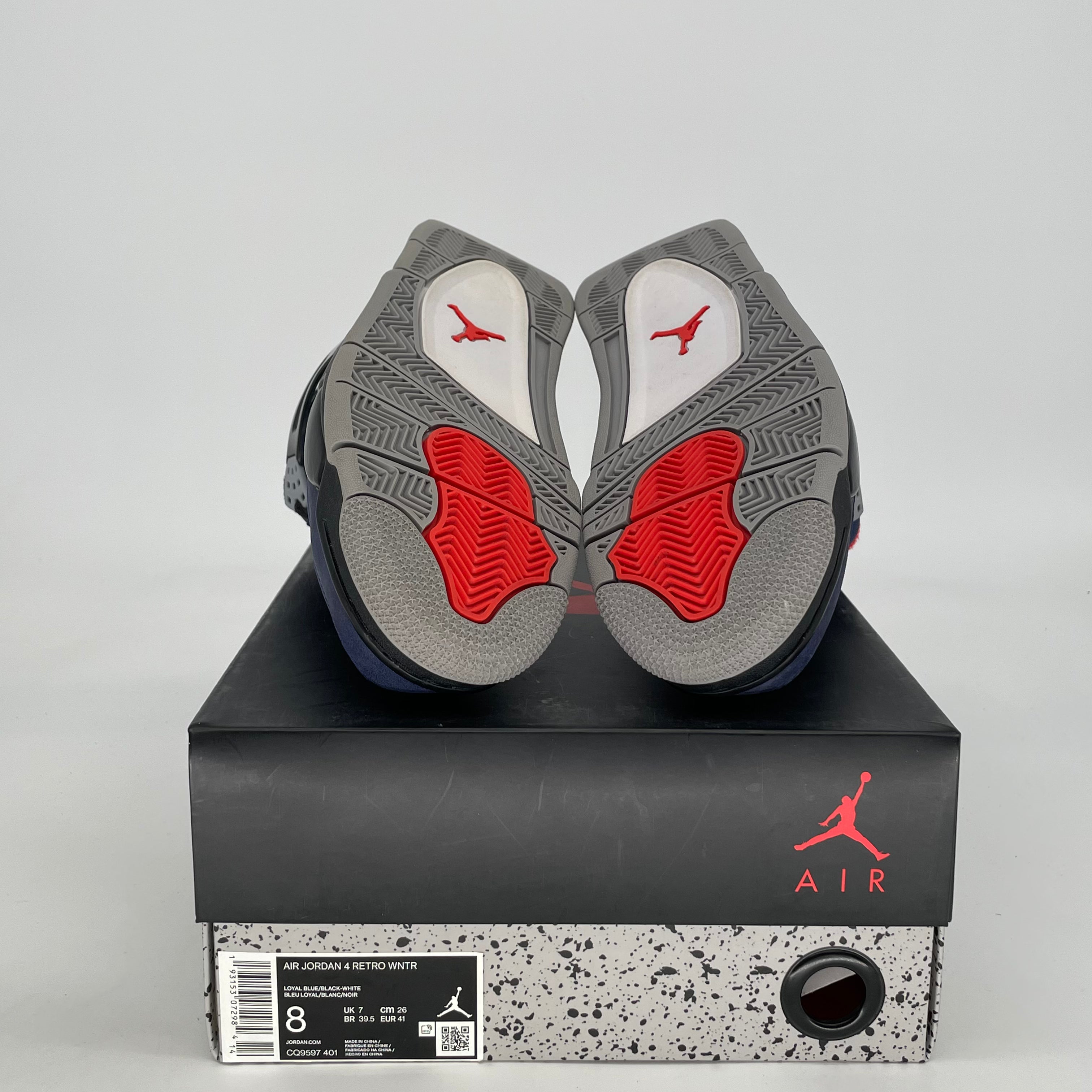 AIR JORDAN 4 WINTERIZED LOYAL BLUE CQ9597-401 SIZE 8/9.5W