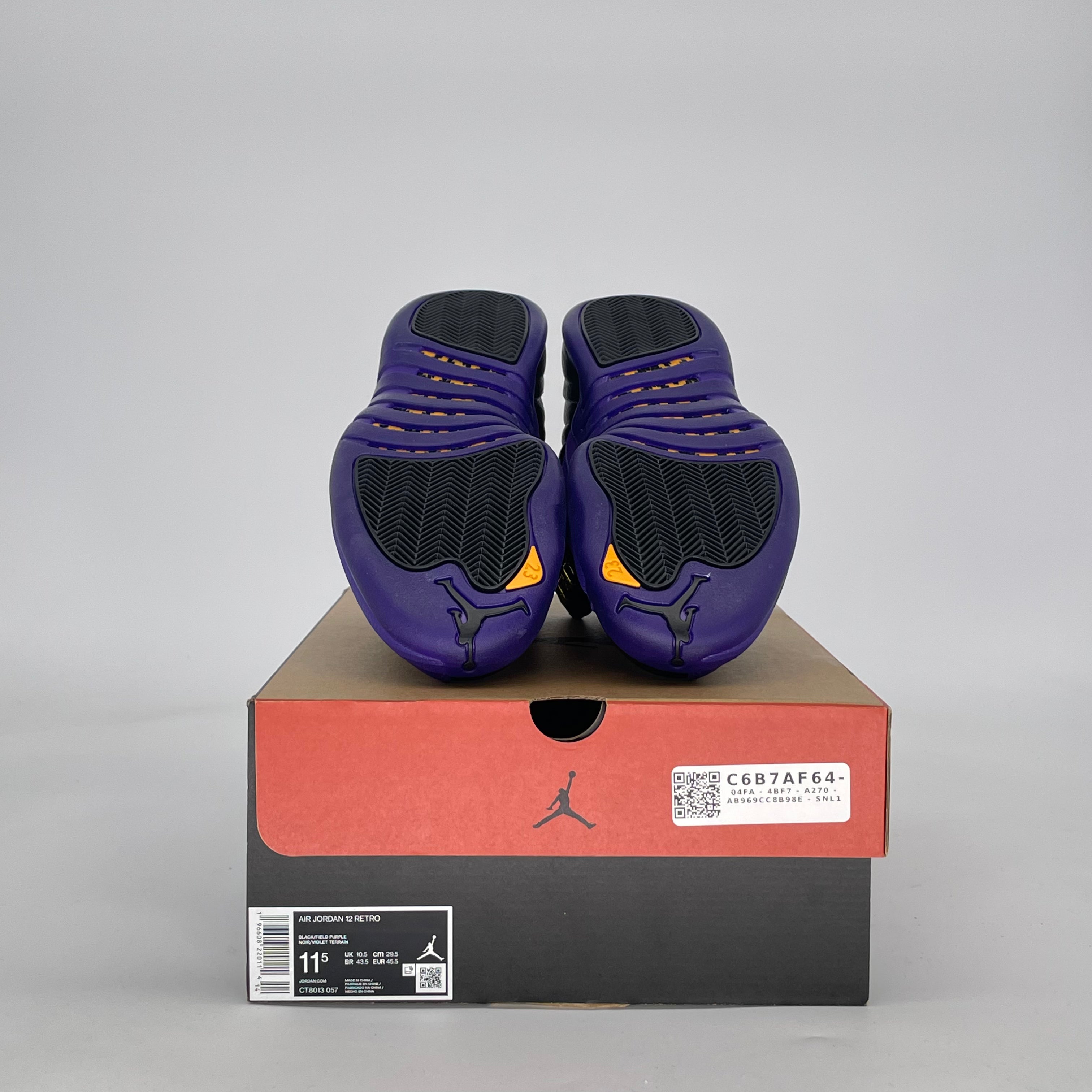 AIR JORDAN 12 FIELD PURPLE CT8013-057 SIZE 11.5/13W