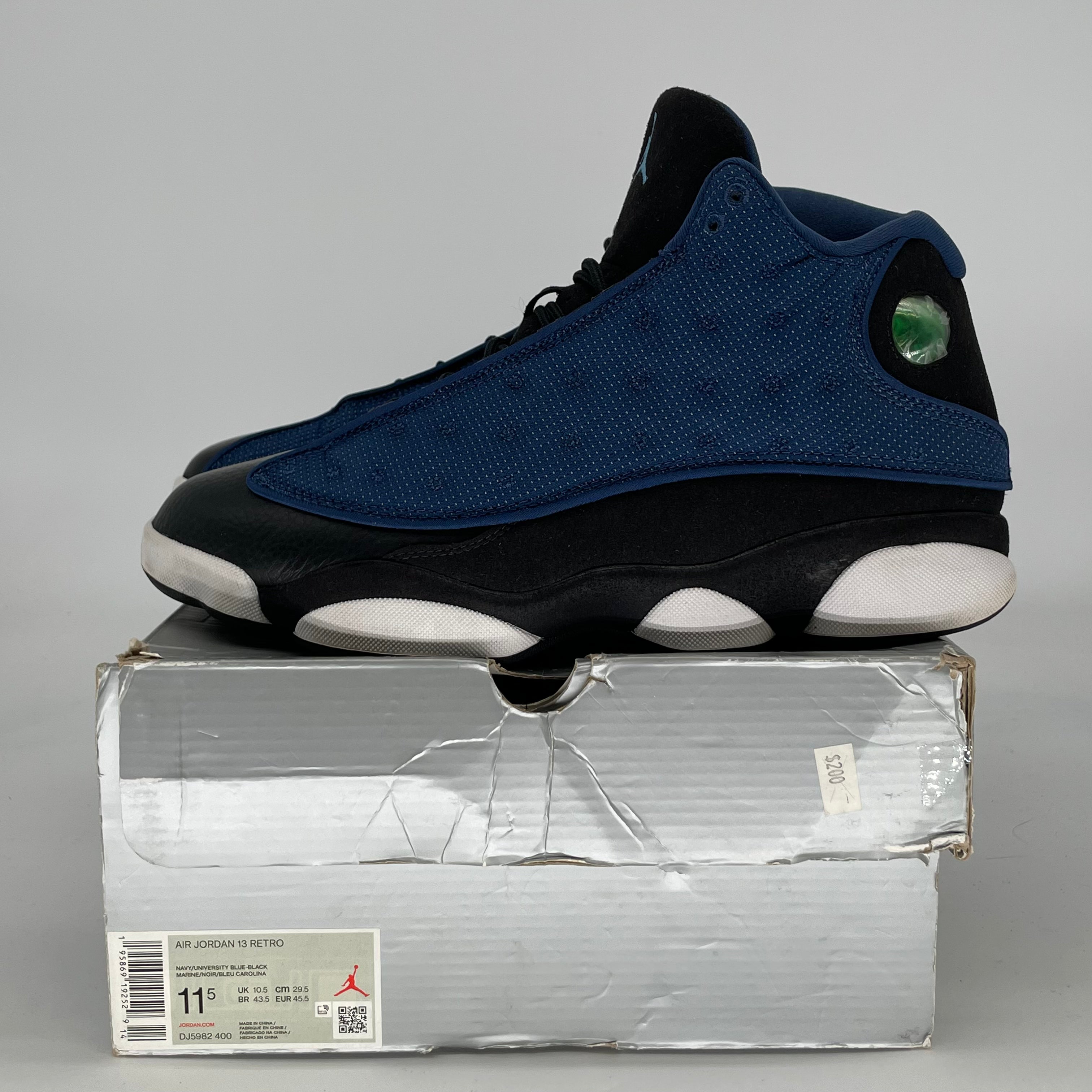 AIR JORDAN 13 BRAVE BLUE DJ5982-400 SIZE 11.5/13W