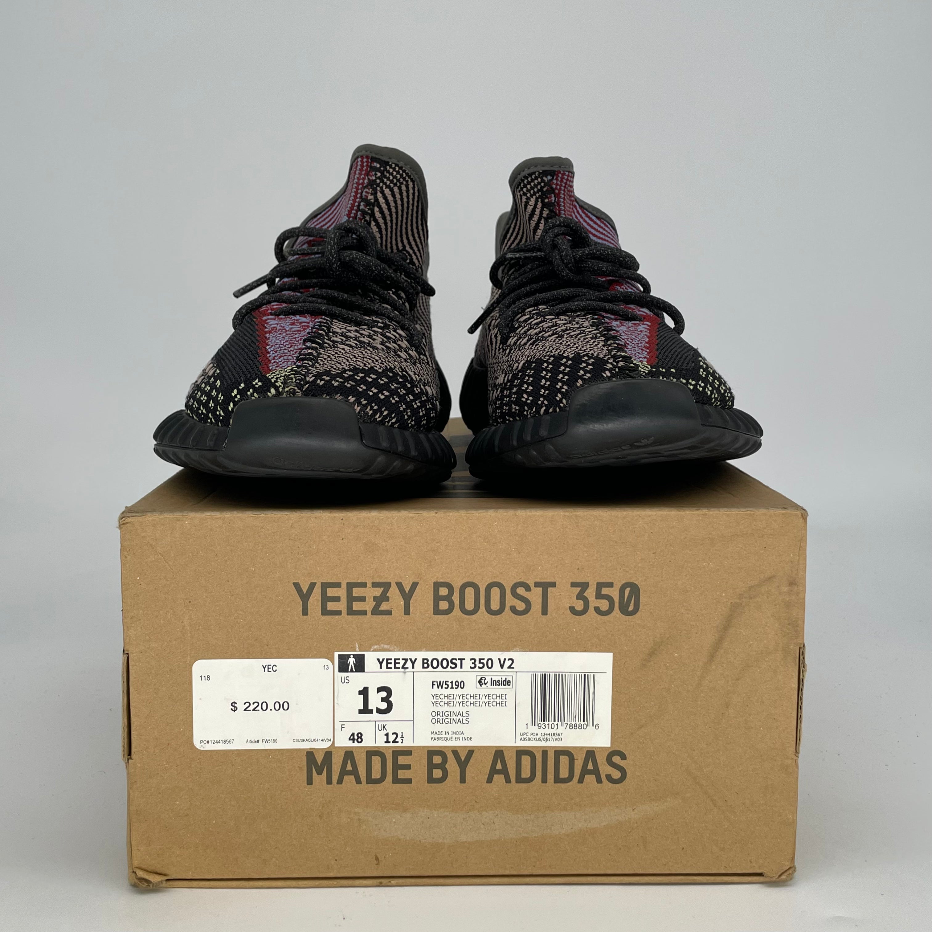 ADIDAS YEEZY 350 V2 YECHEIL FW5190 SIZE 13/14.5W