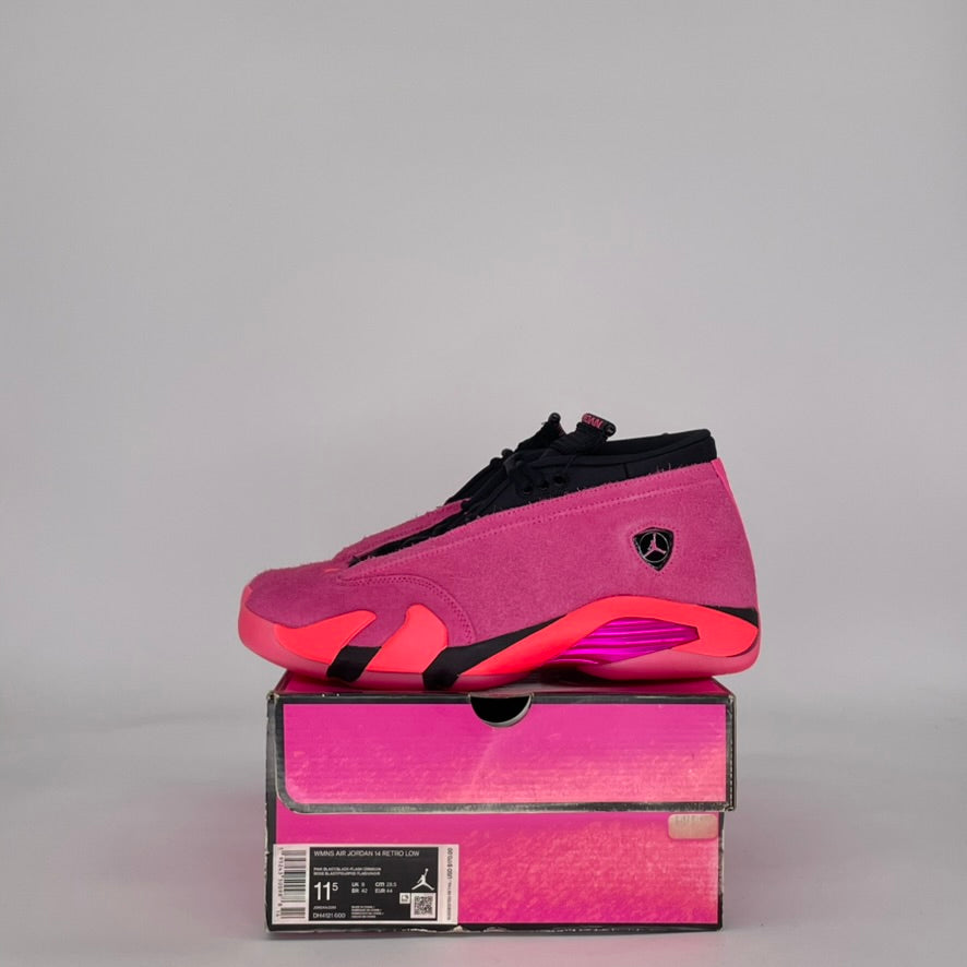 AIR JORDAN 14 LOW SHOCKING PINK DH4121-600 SIZE 10/11.5W