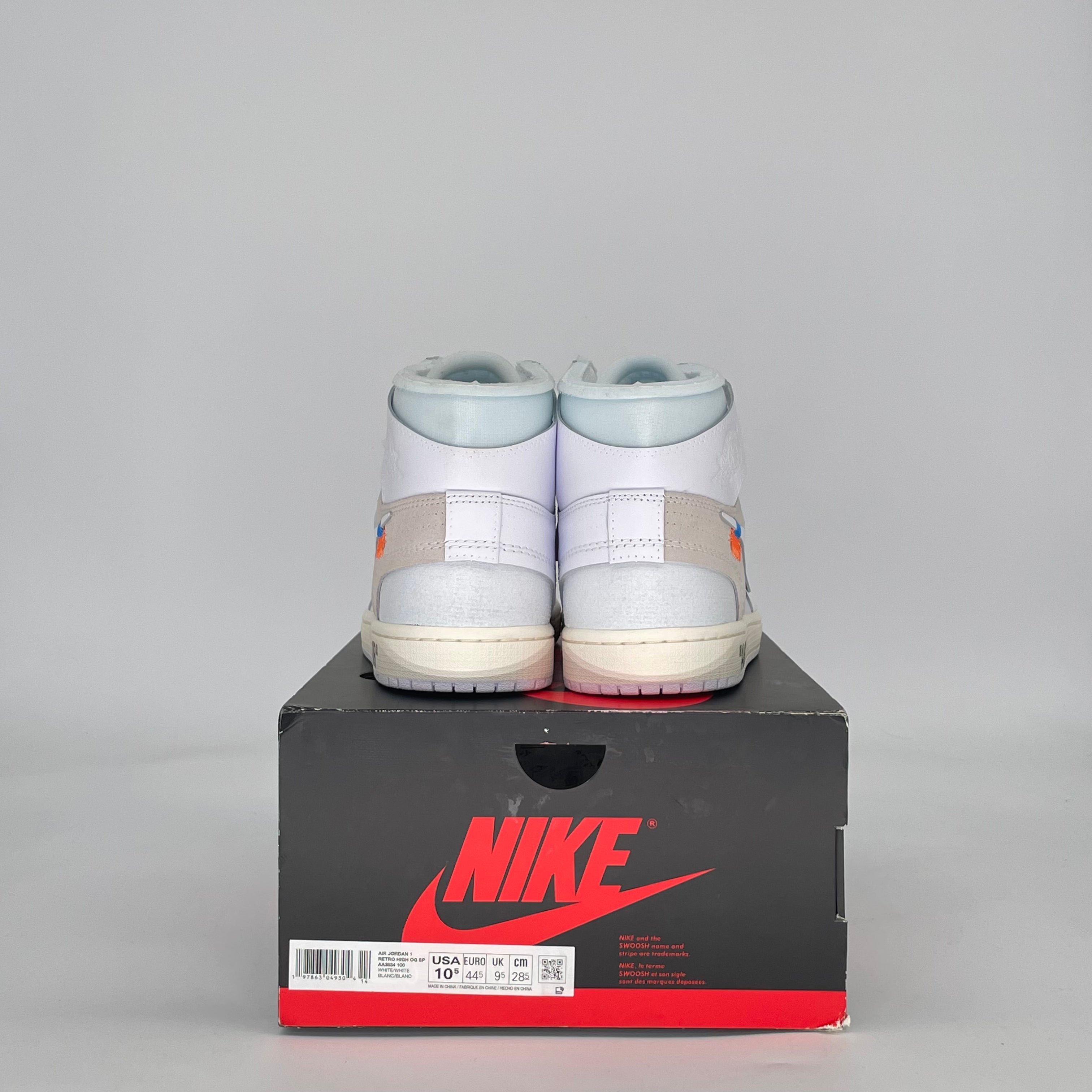 AIR JORDAN 1 HIGH VIRGIL ABLOH ARCHIVE ALASKA AA3834-100 SIZE 10.5/12W