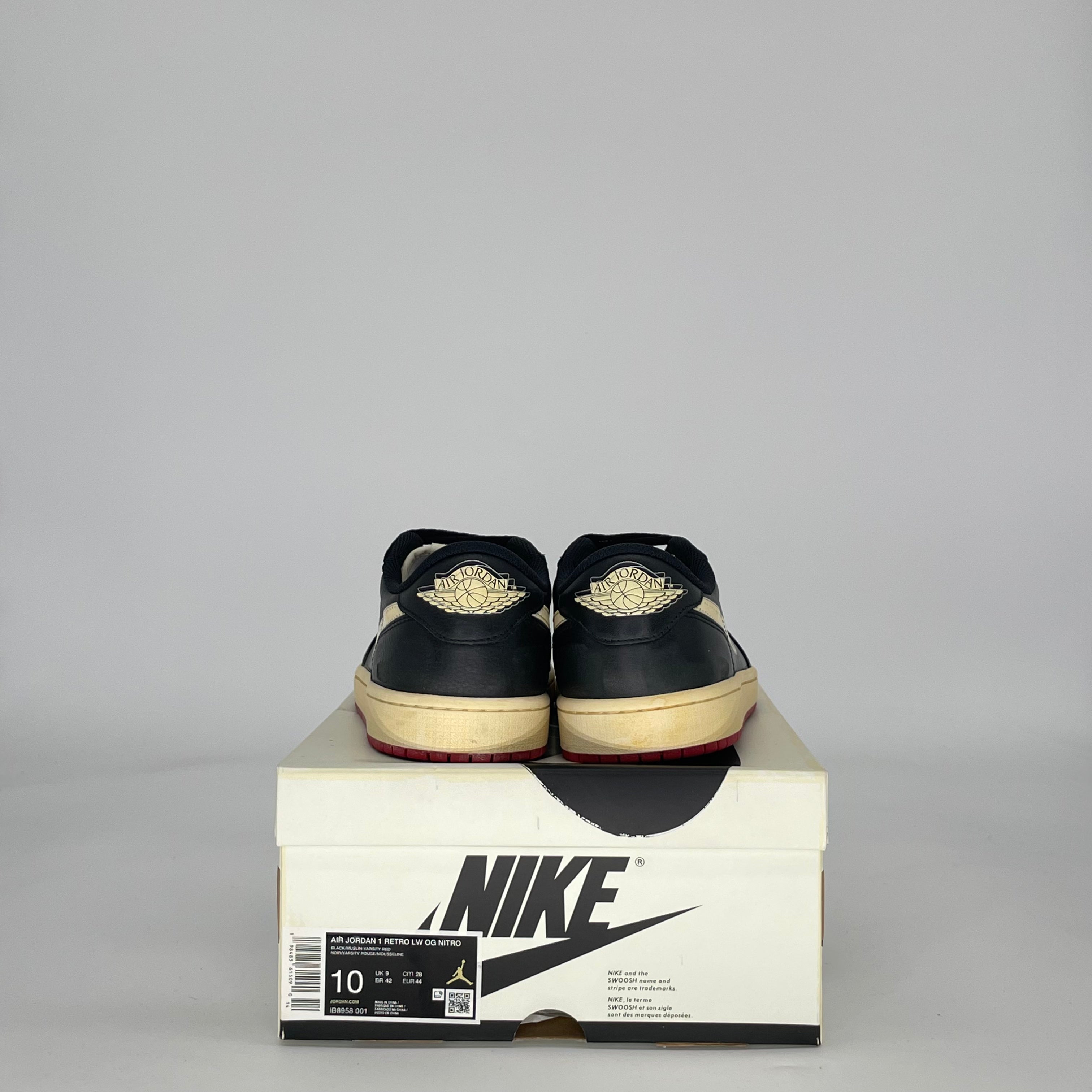 AIR JORDAN 1 LOW NIGEL SYLVESTER BETTER WITH TIME IB8958-001 SIZE 10/11.5W