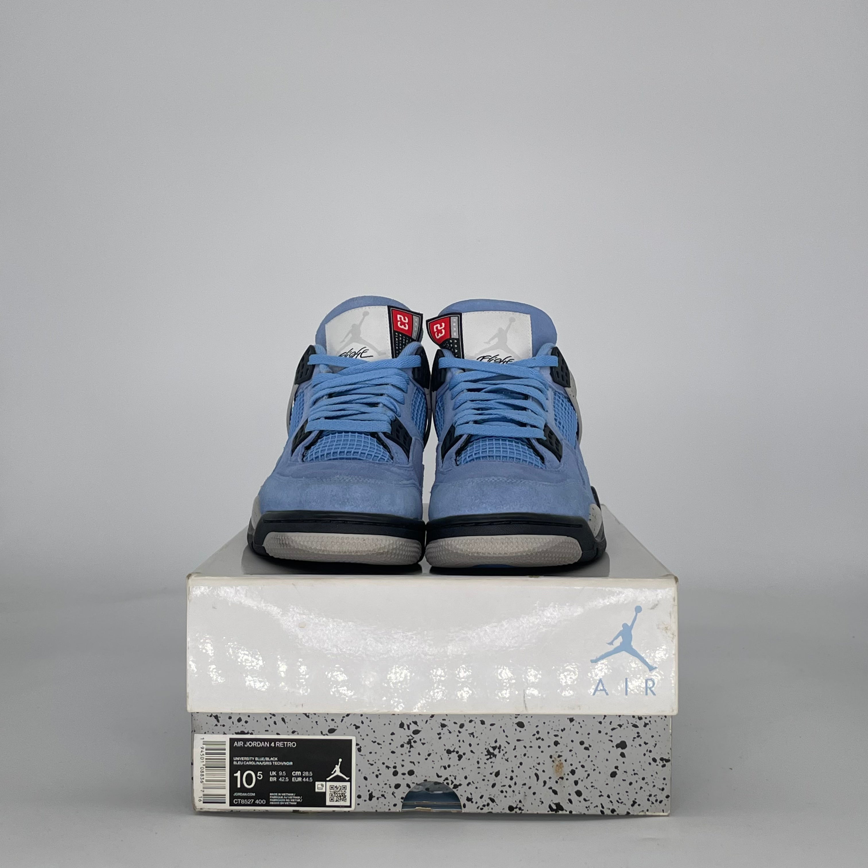 AIR JORDAN 4 UNIVERSITY BLUE CT8527-400 SIZE 10.5/12W