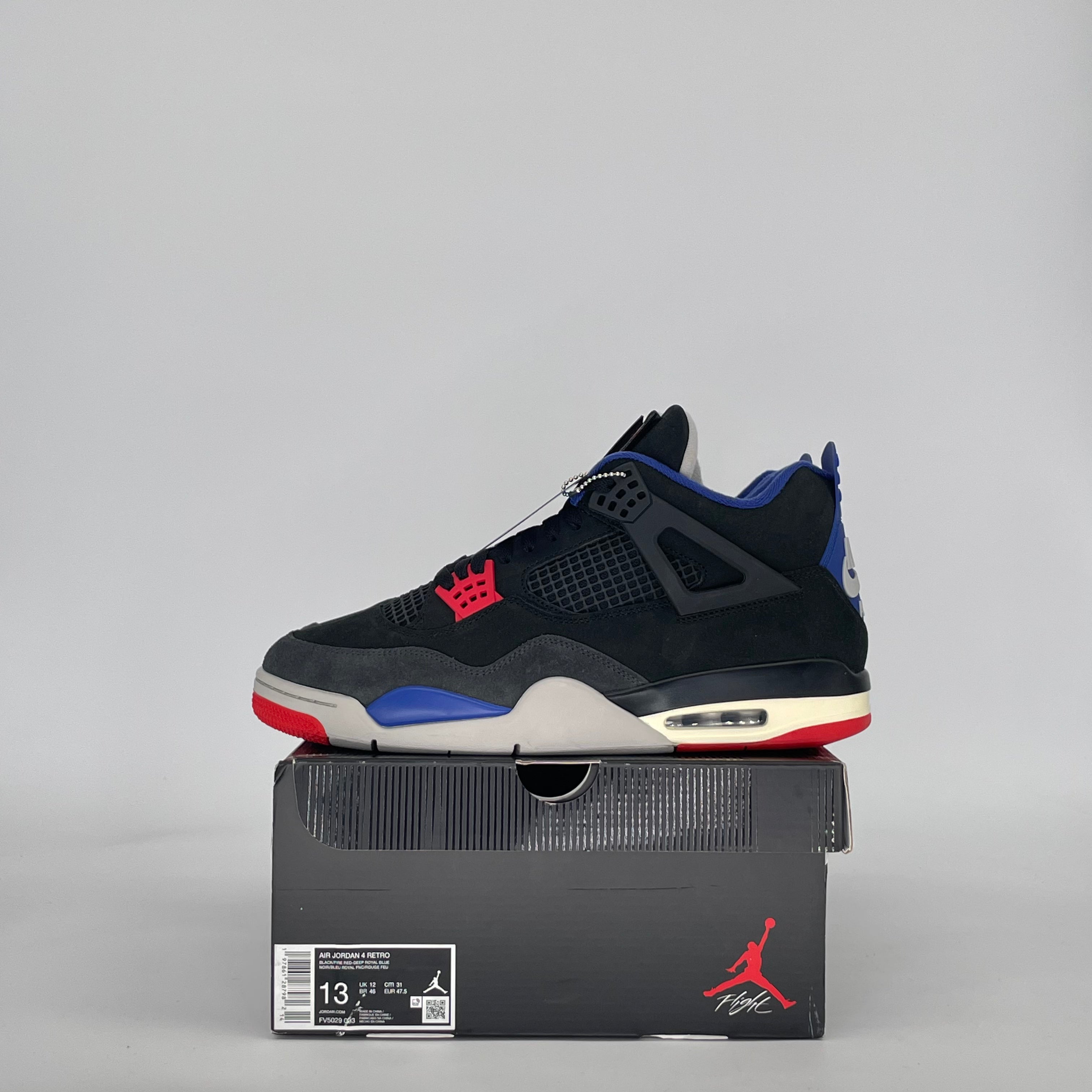 AIR JORDAN 4 RARE AIR (WHITE LETTERING) FV5029-003 SIZE 13/14.5W