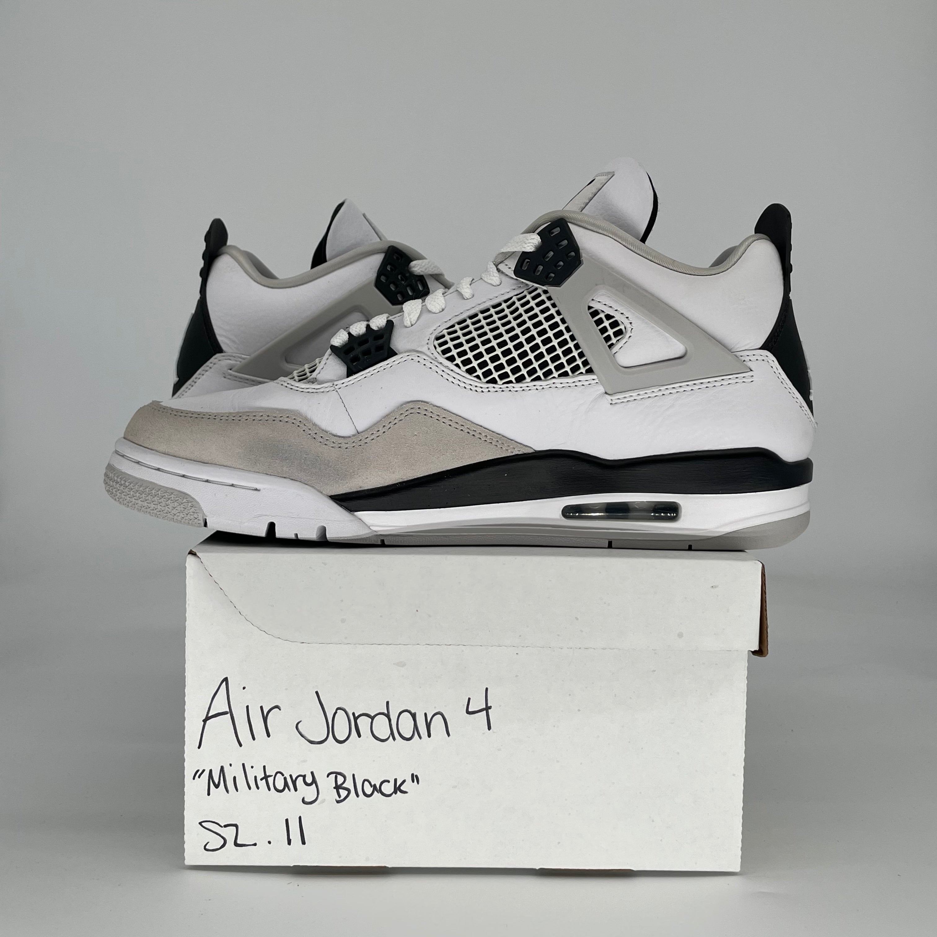 AIR JORDAN 4 MILITARY BLACK DH6927-111 SIZE 11/12.5W