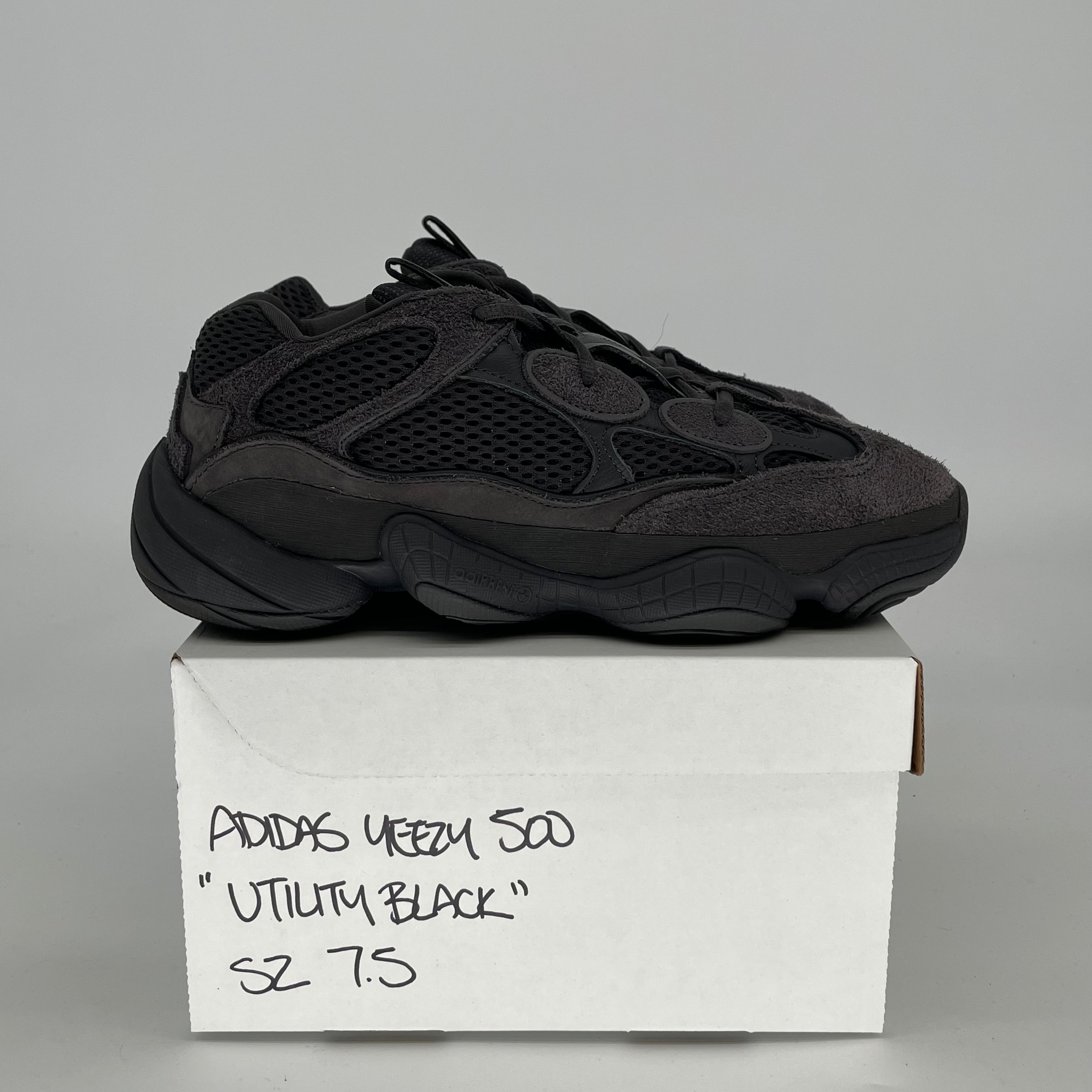 ADIDAS YEEZY 500 UTILITY BLACK F36640 SIZE 7.5/9W