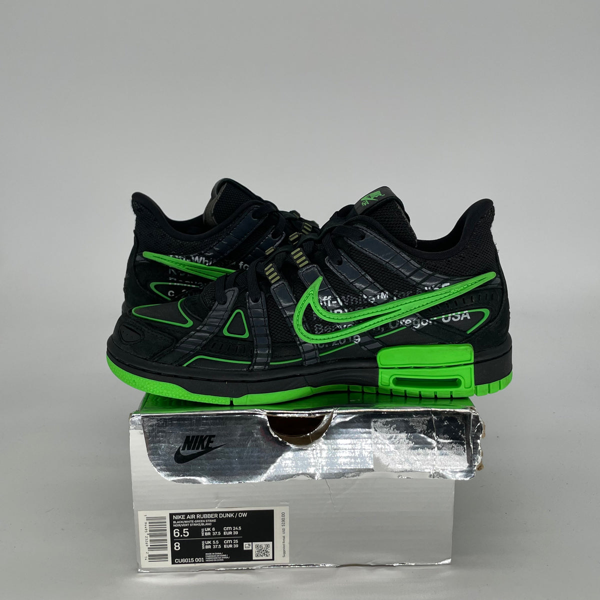 Nike Air Rubber Dunk Off-White Green Strike
