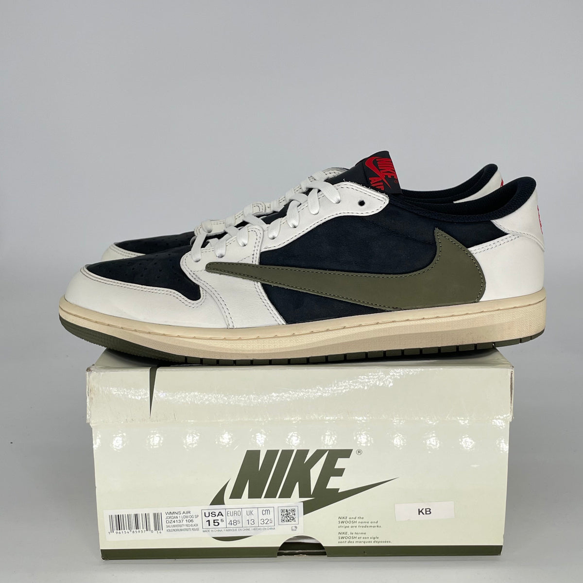 Jordan 1 Retro Low OG SP Travis Scott Olive (Women's)