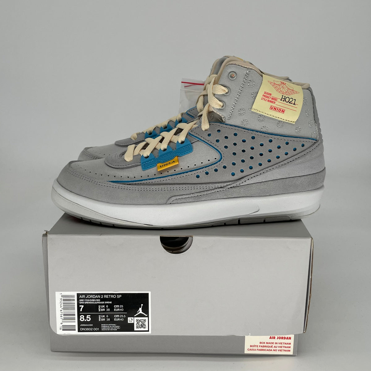 Jordan 2 Retro SP Union Grey Fog