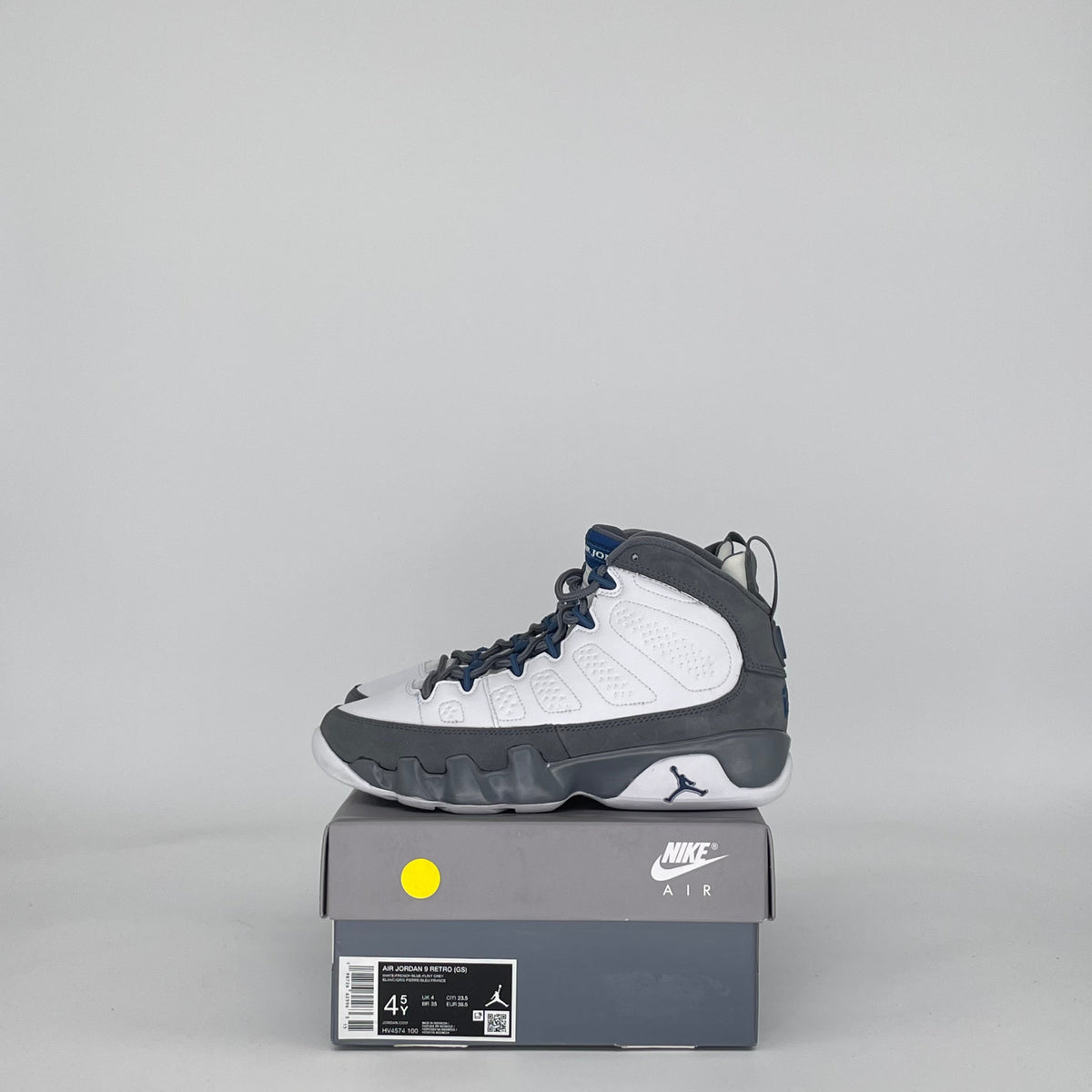 Jordan 9 Retro Flint Grey French Blue (2026) (GS)