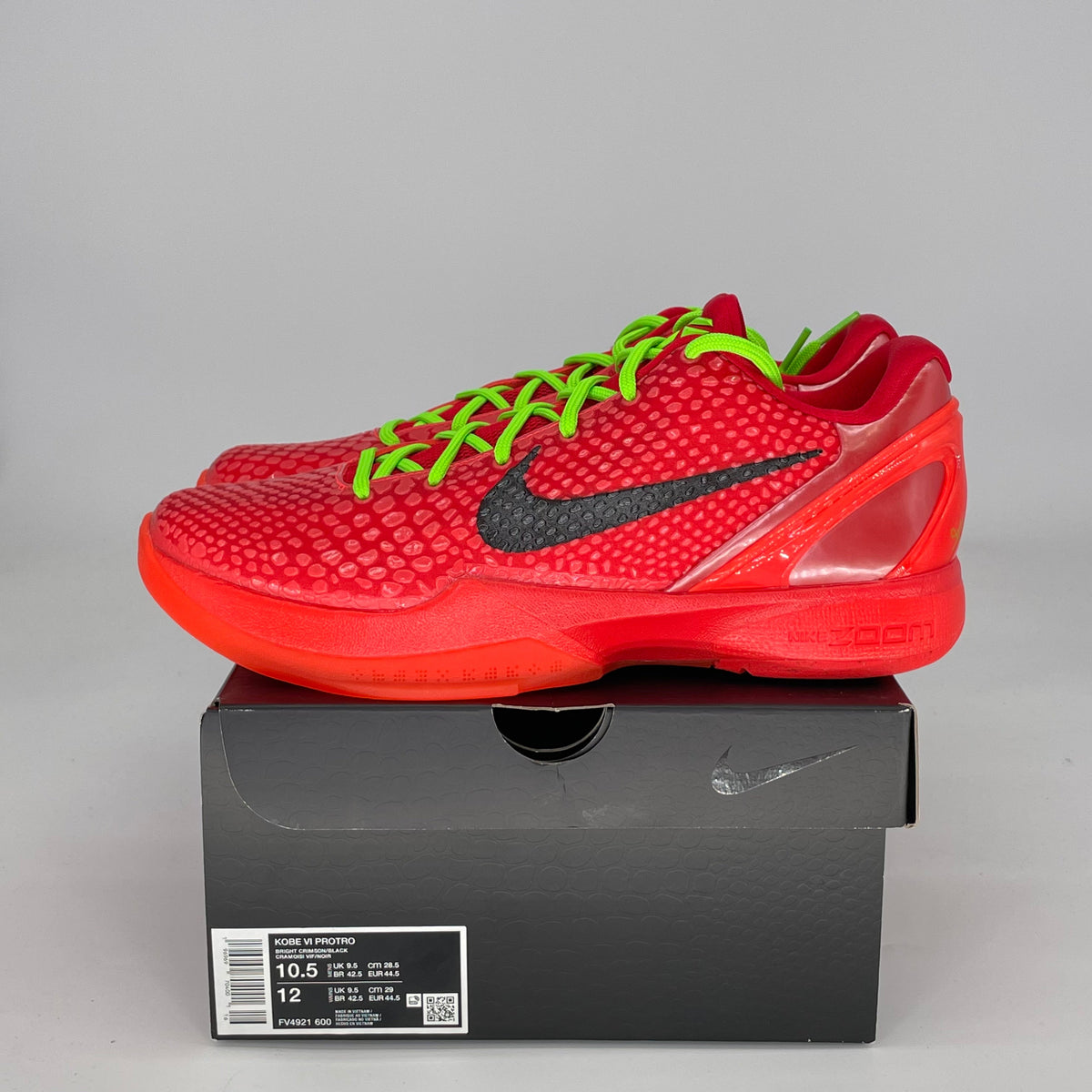 Nike Kobe 6 Protro Reverse Grinch