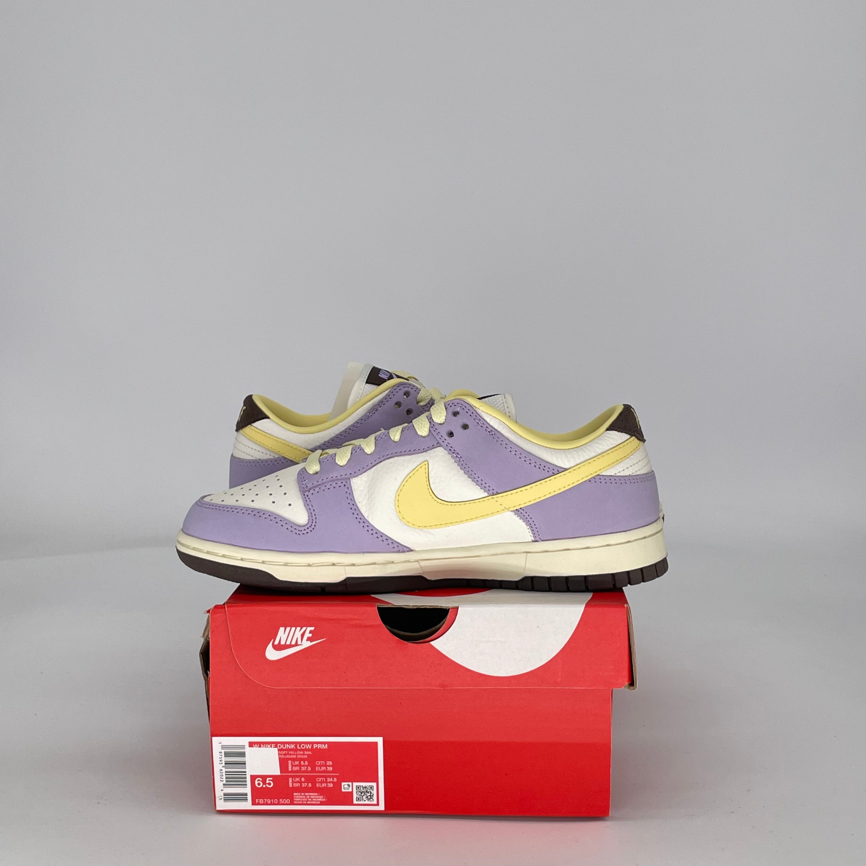 NIKE DUNK LOW LILAC BLOOM FB7910-500 SIZE 6.5/8W GS