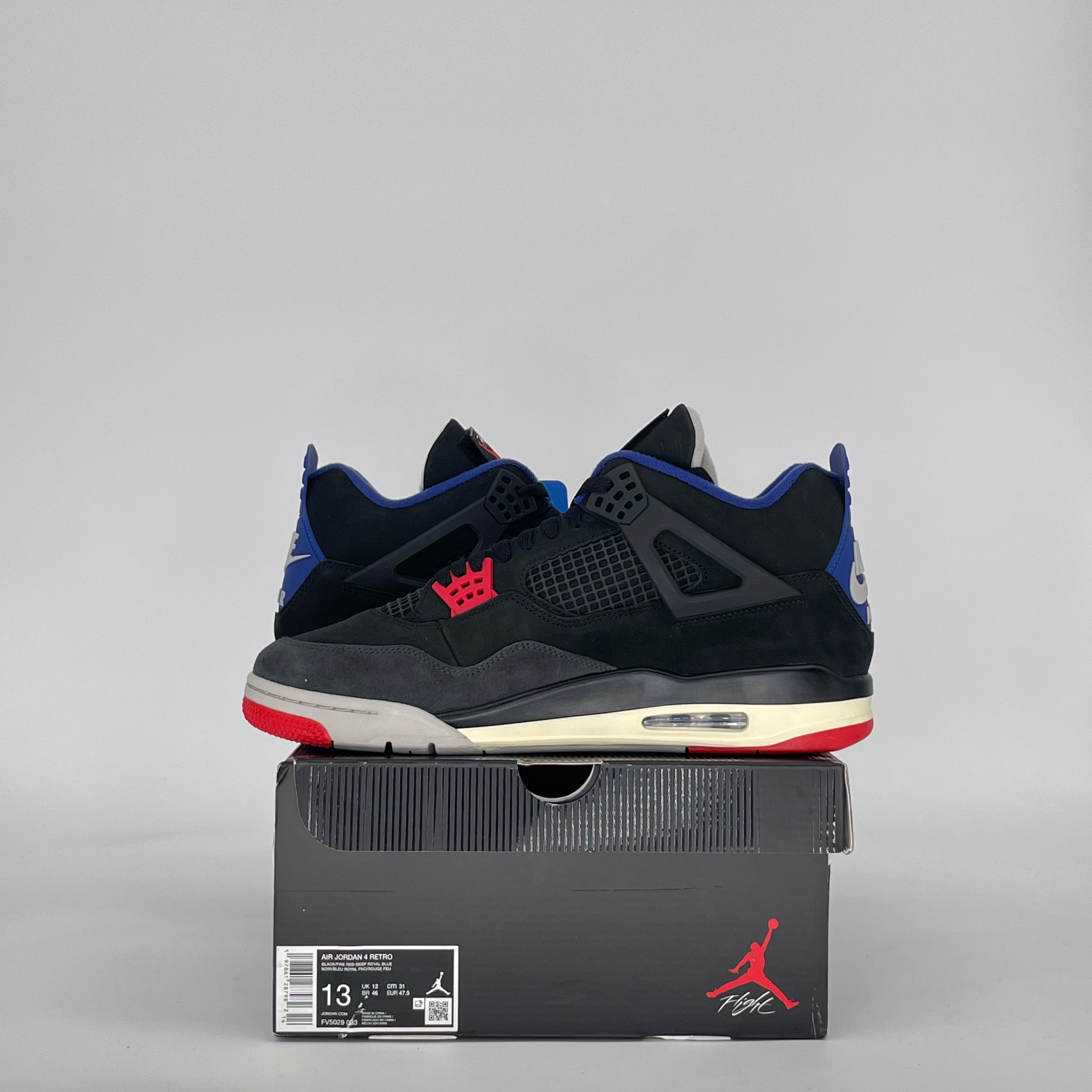 AIR JORDAN 4 RARE AIR (WHITE LETTERING) FV5029-003 SIZE 13/14.5W