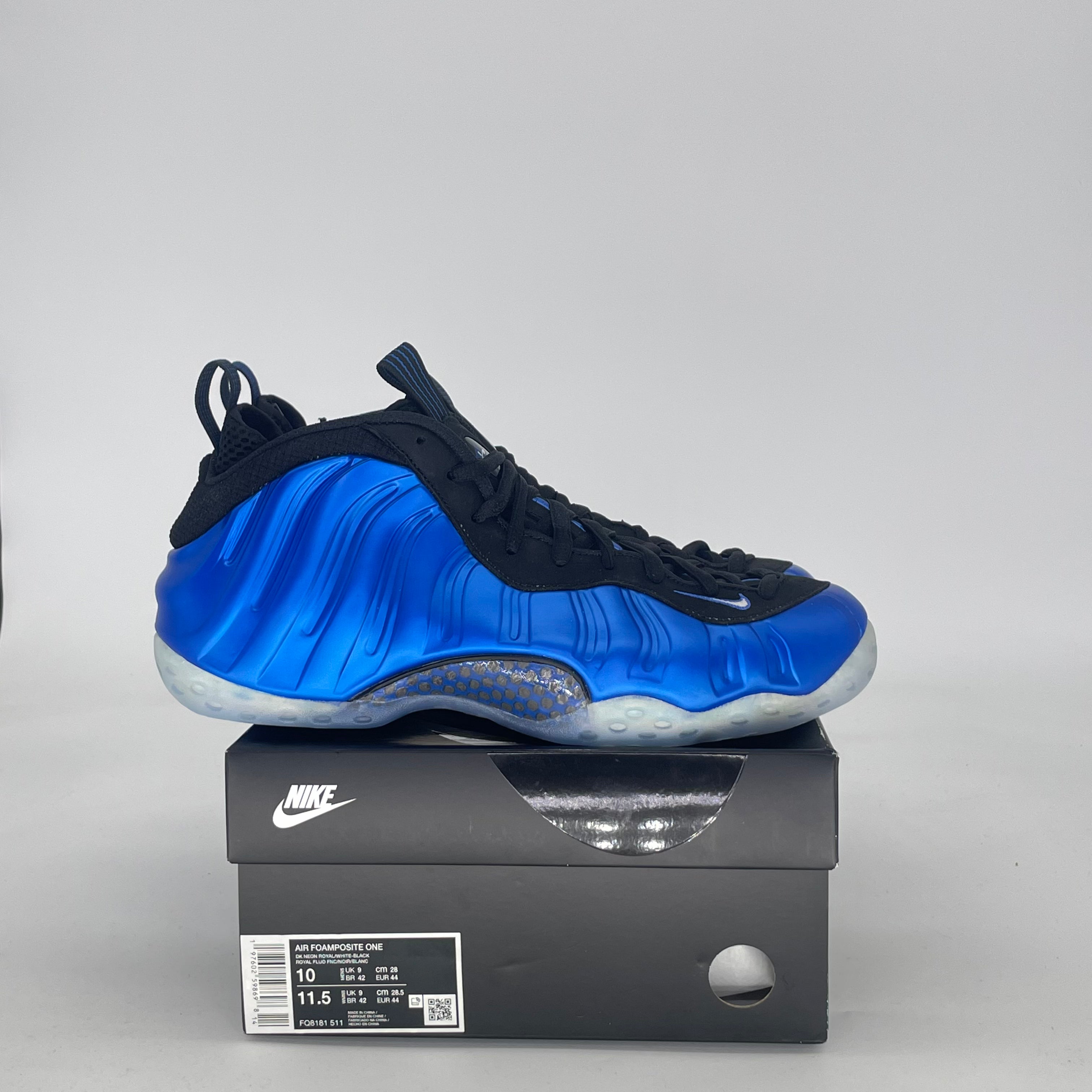 NIKE AIR FOAMPOSITE ONE INTERNATIONAL BLUE FQ8181-511 SIZE 10/11.5W