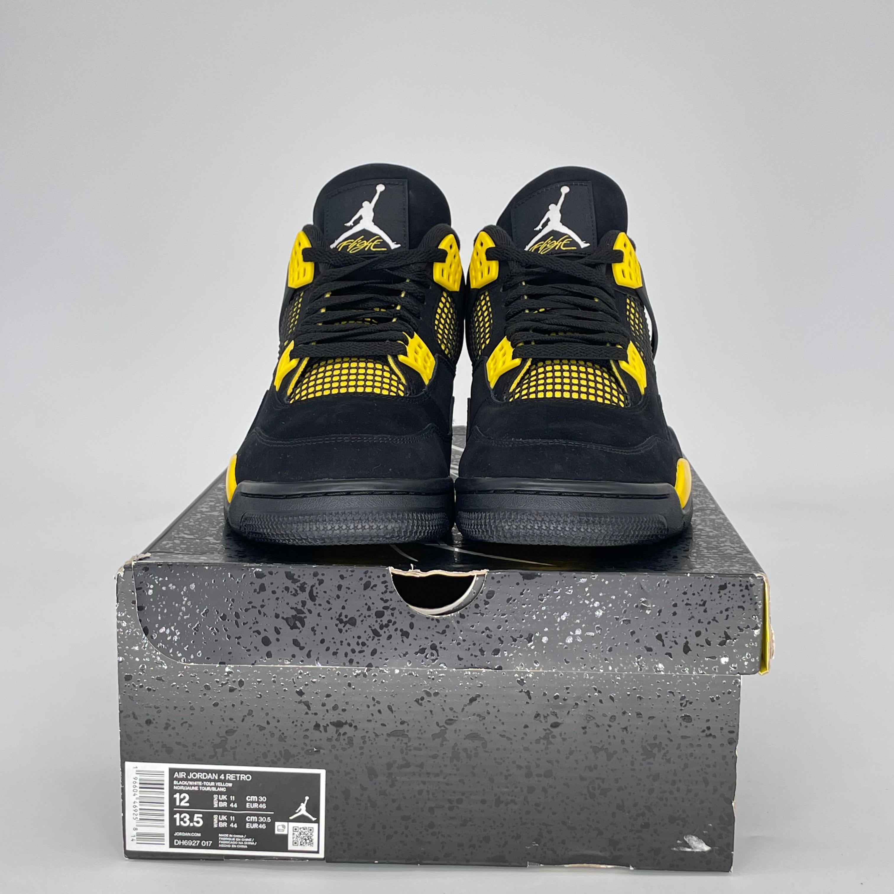AIR JORDAN 4 THUNDER DH6927-017 SIZE 12/13.5W
