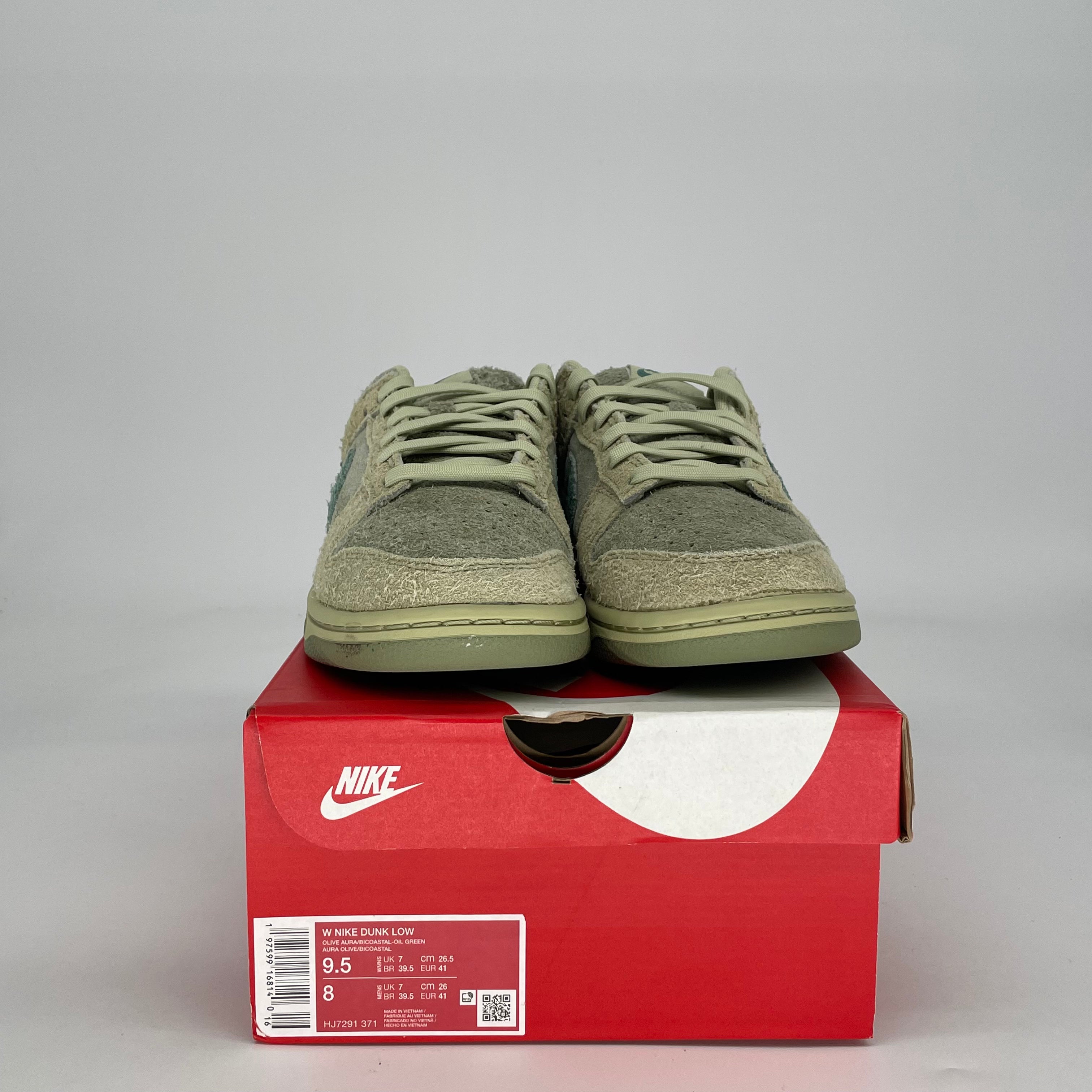 NIKE DUNK LOW OLIVE AURA W HJ7291-371 SIZE 8/9.5W