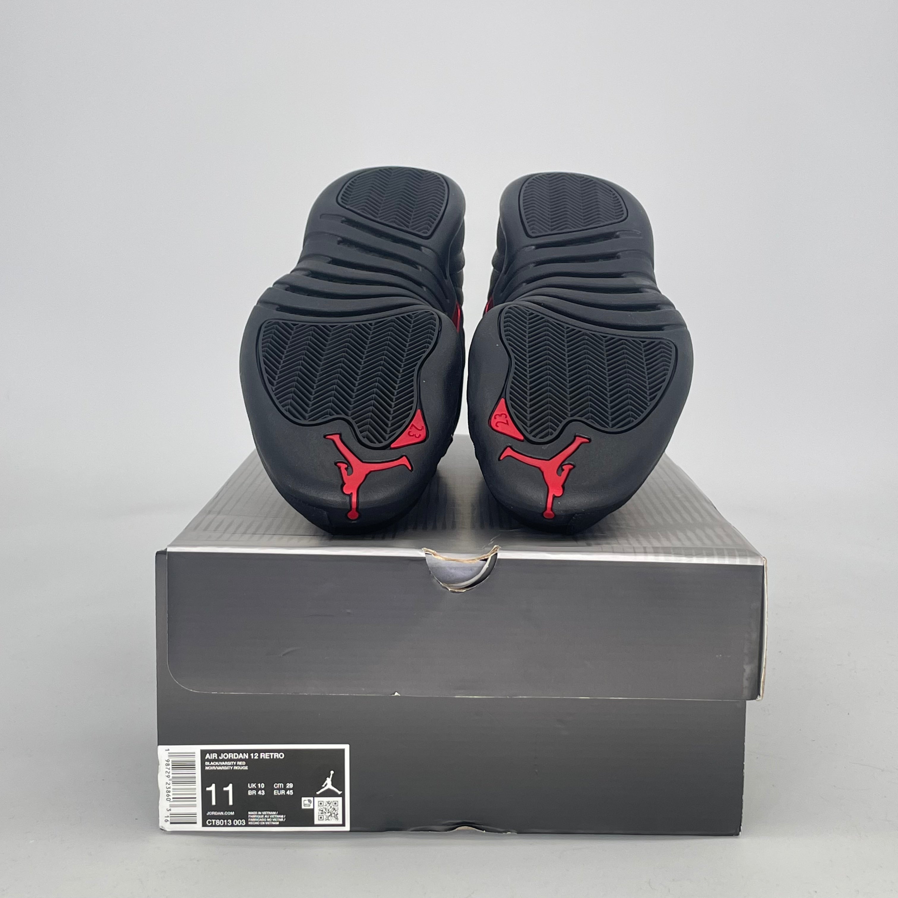 AIR JORDAN 12 BLOODLINE CT8013-003 SIZE 11/12.5W