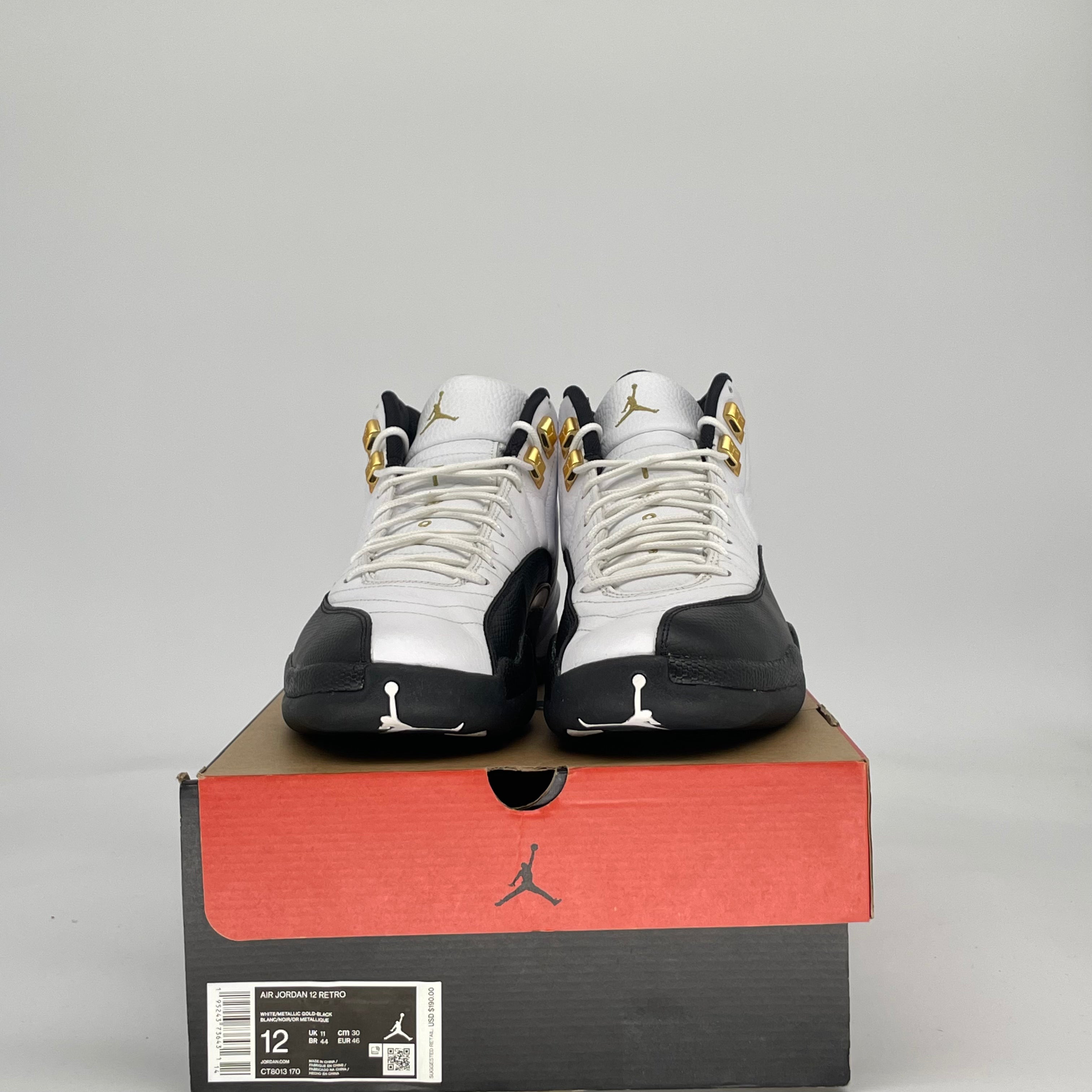 AIR JORDAN 12 ROYALTY TAXI CT8013-170 SIZE 12/13.5W