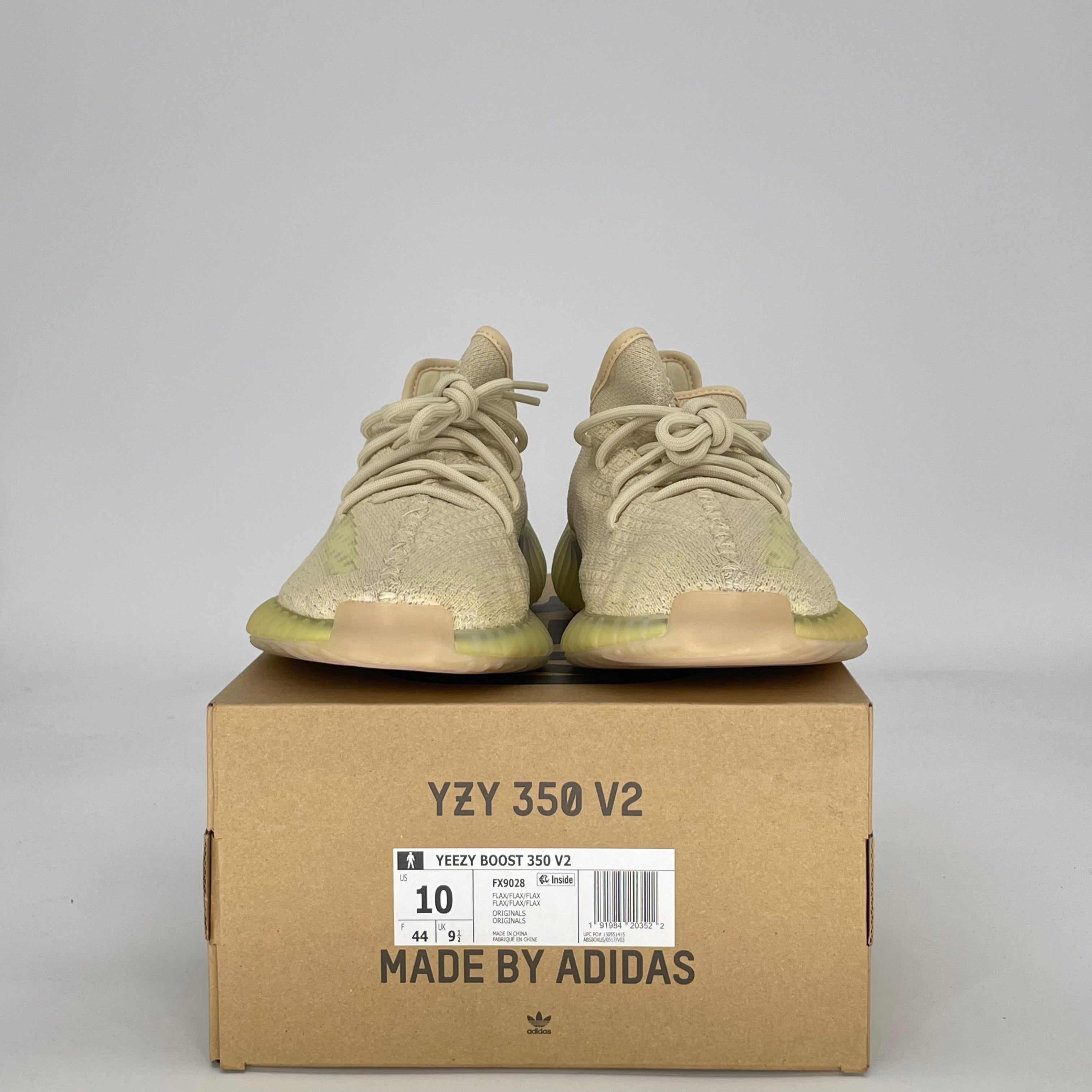 ADIDAS YEEZY 350 V2 FLAX FX9028 SIZE 10/11.5W