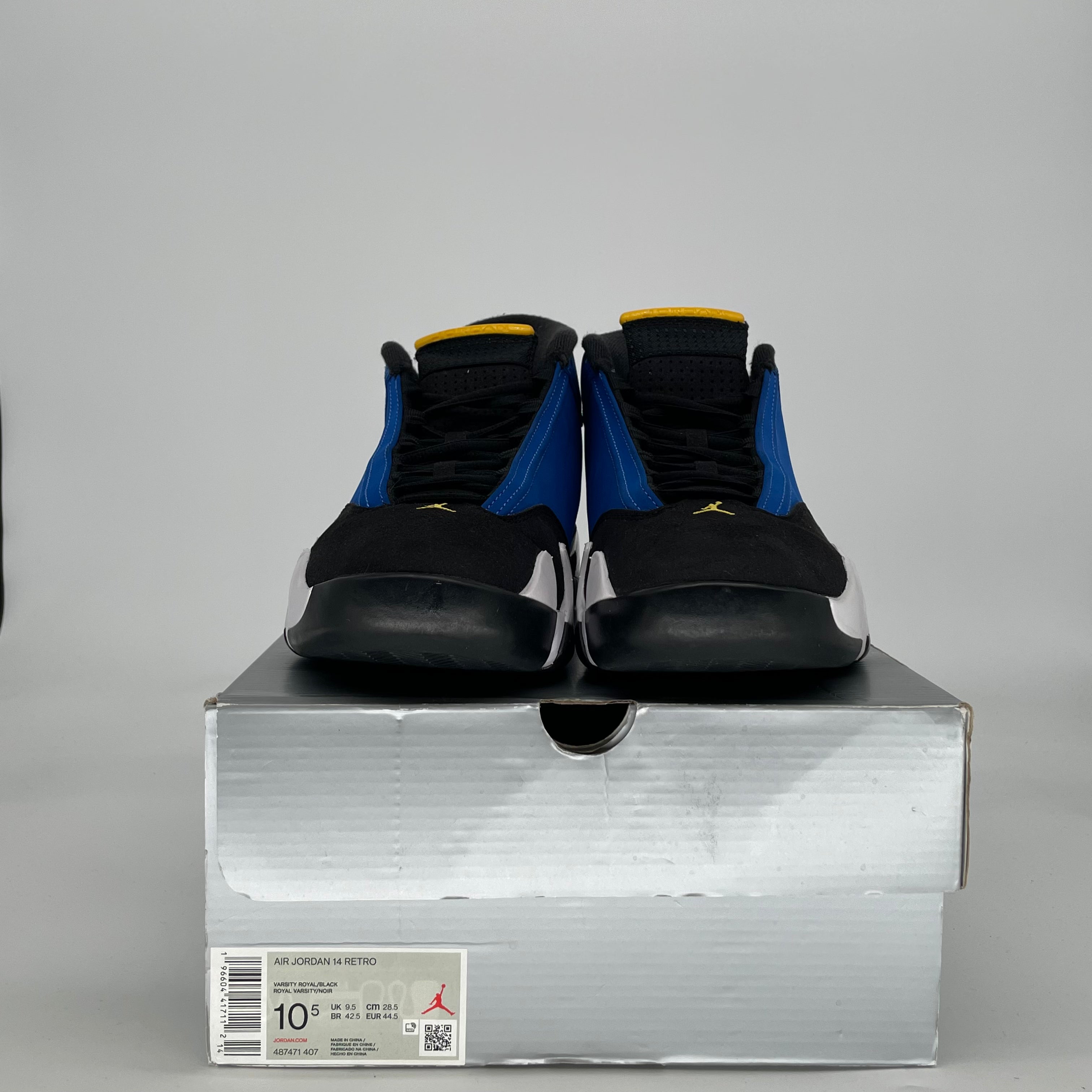 AIR JORDAN 14 LANEY 487471-407 SIZE 10.5/12W