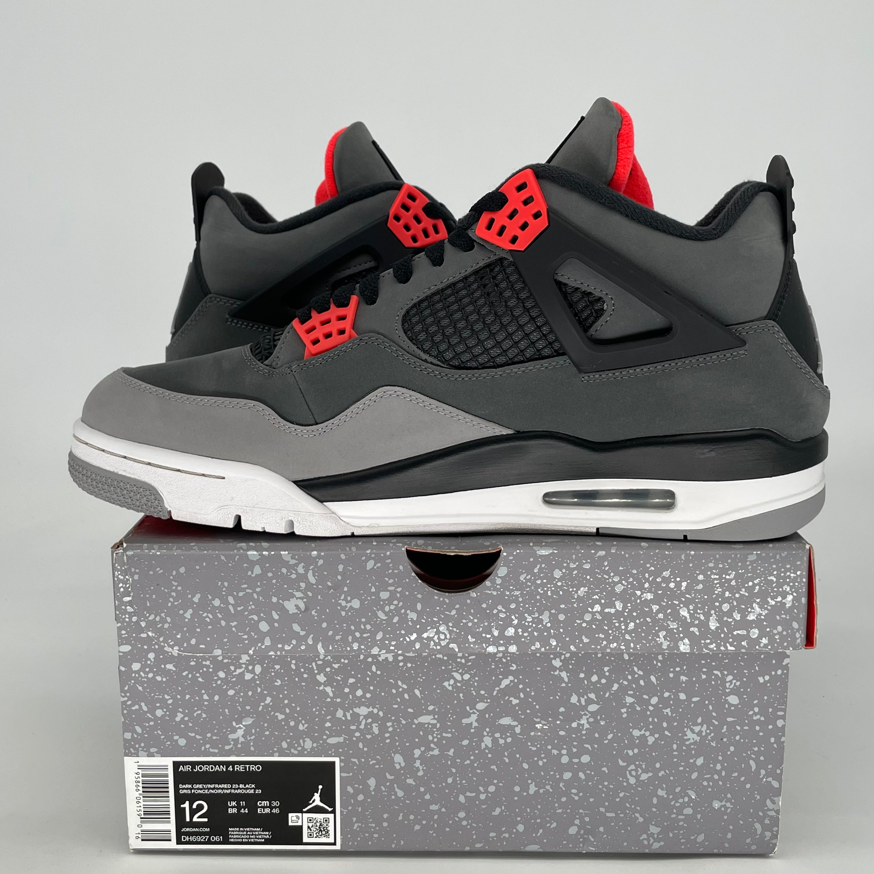 AIR JORDAN 4 INFRARED DH6927-061 SIZE 12/13.5W