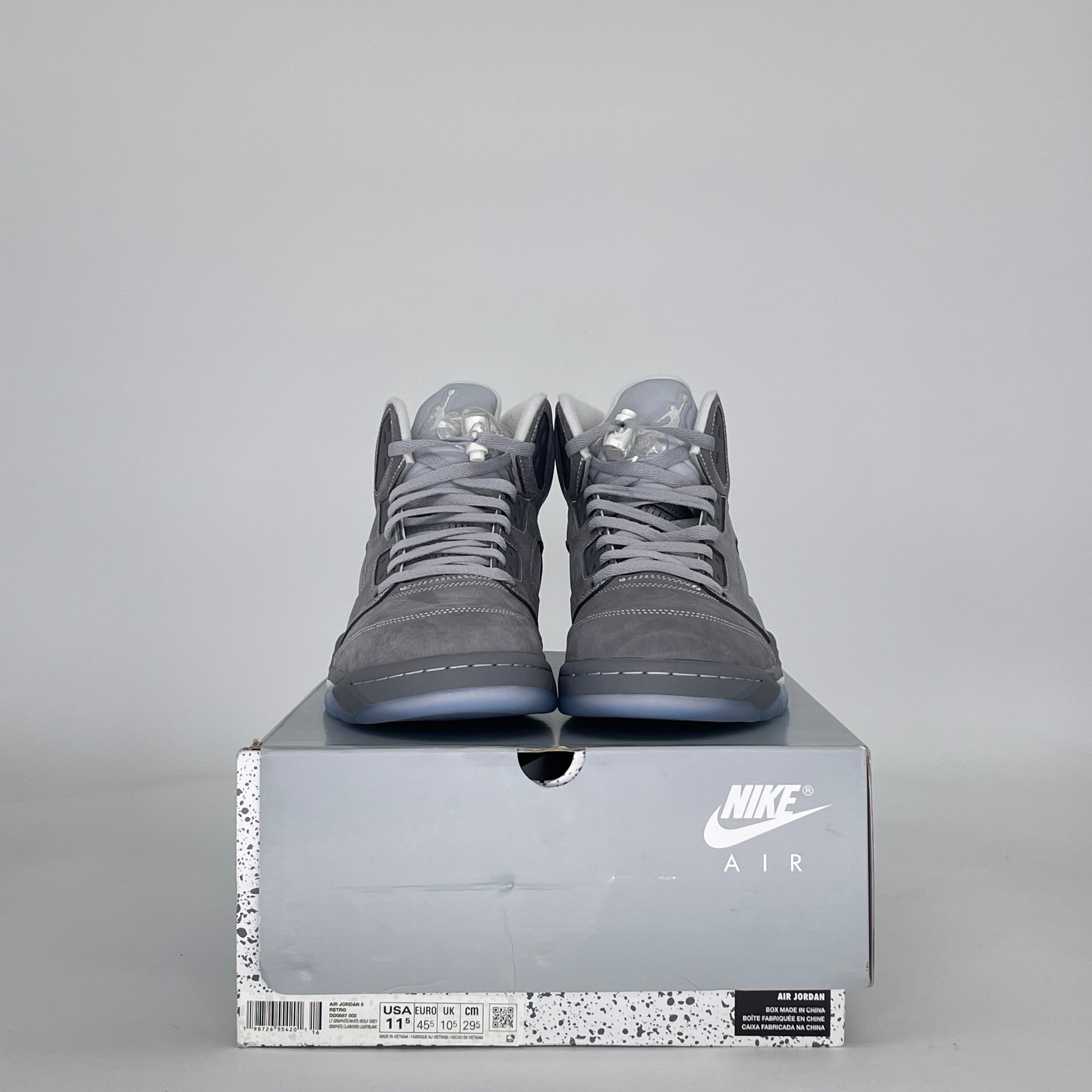 AIR JORDAN 5 WOLF GREY DD0587-002 SIZE 11.5/13W