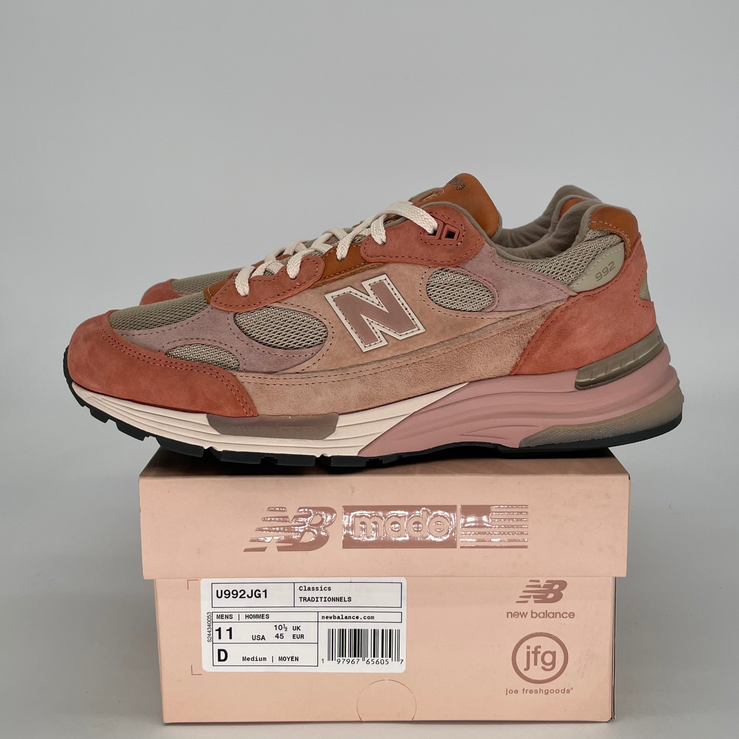 JOE FRESHGOODS X NEW BALANCE 992 AGED WELL U992JG1 SIZE 11/12.5W